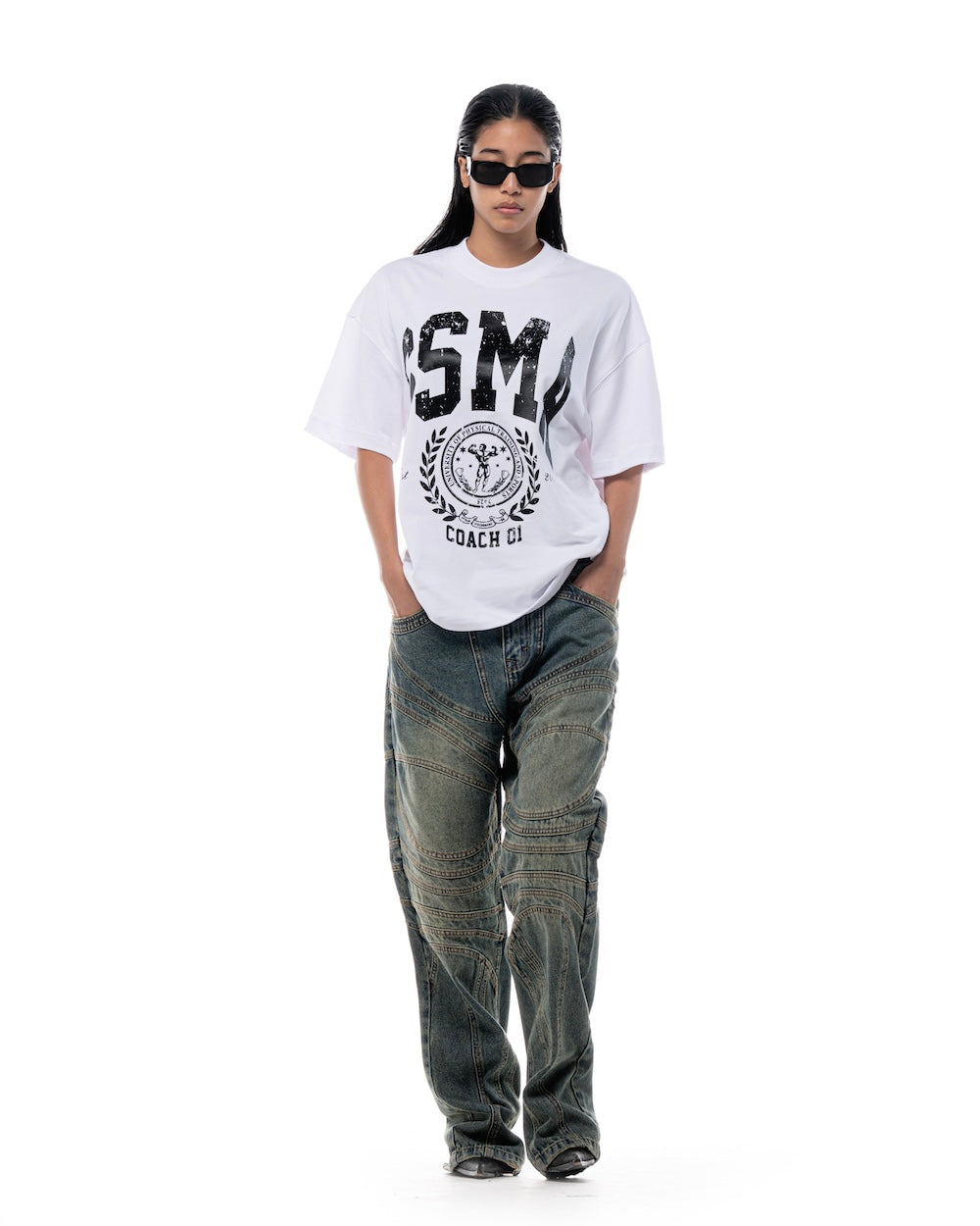 SSMA PT UNIVERSITY T-SHIRT - WHITE