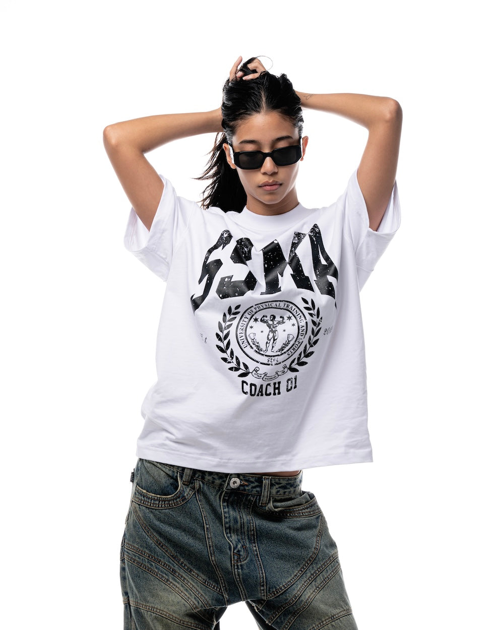 SSMA PT UNIVERSITY T-SHIRT - WHITE