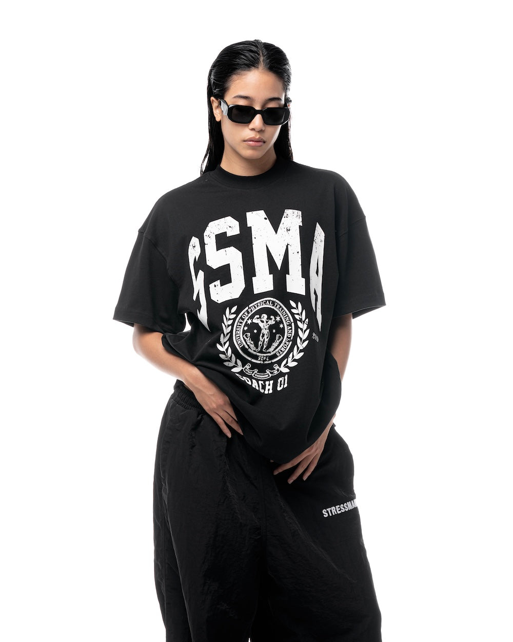 SSMA PT UNIVERSITY T-SHIRT - BLACK