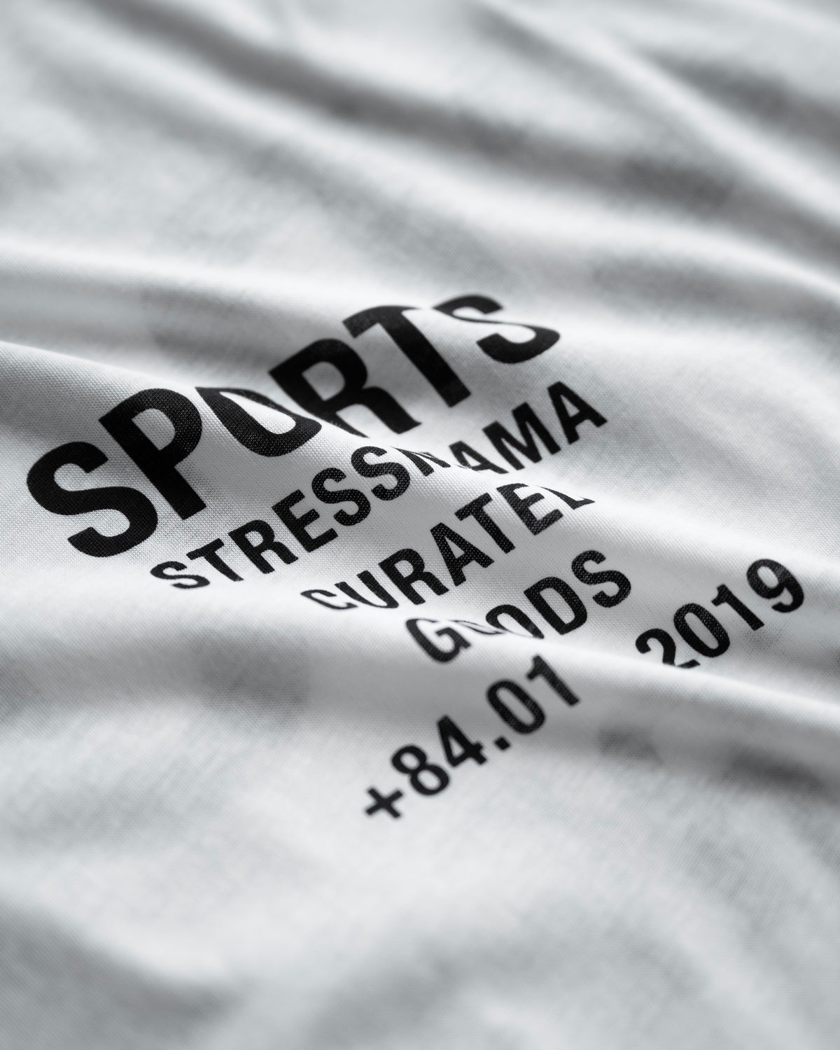 STRESSMAMA SPORTS V2 CURATED SHEER T-SHIRT - WHITE
