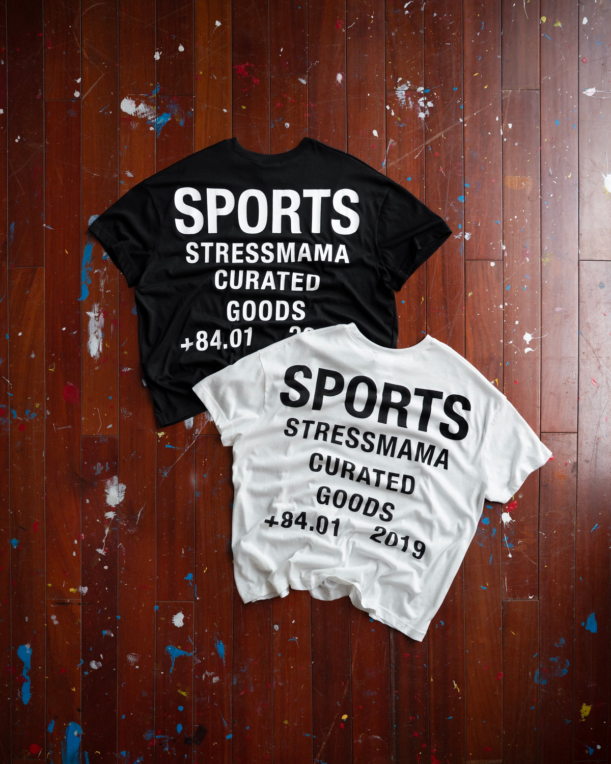 STRESSMAMA SPORTS V2 CURATED SHEER T-SHIRT - WHITE