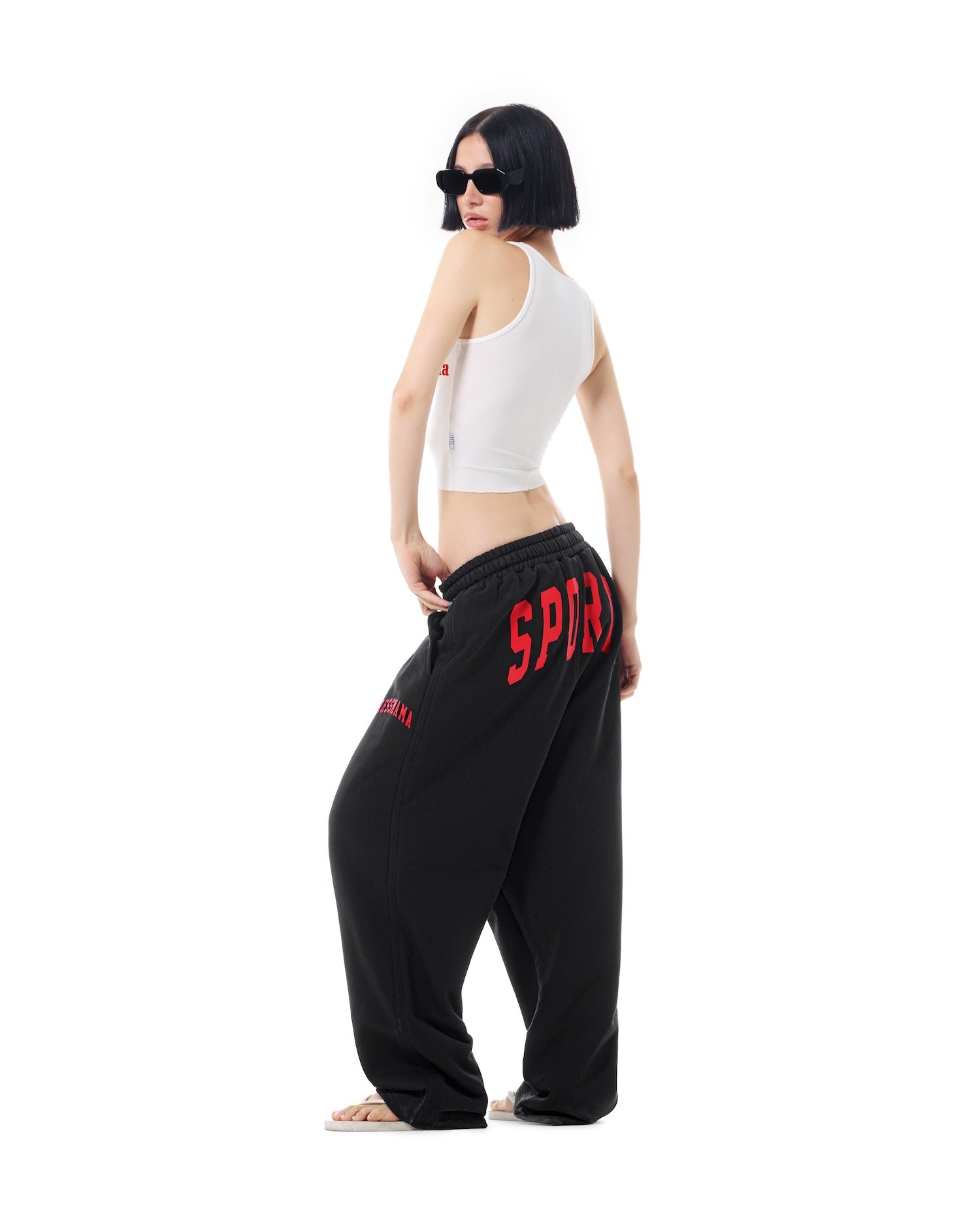 SSMA SPORTS SWEAT PANTS - BLACK