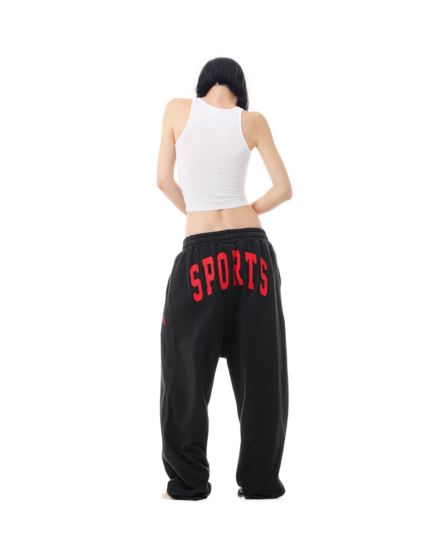 SSMA SPORTS SWEAT PANTS - BLACK