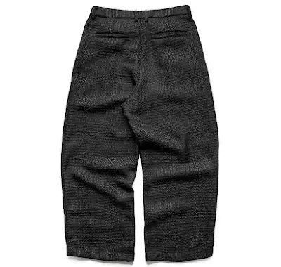 SS25 TWEED PANTS - BLACK
