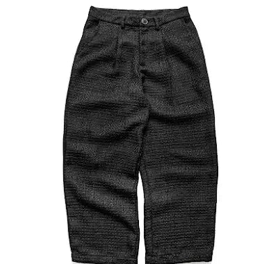SS25 TWEED PANTS - BLACK