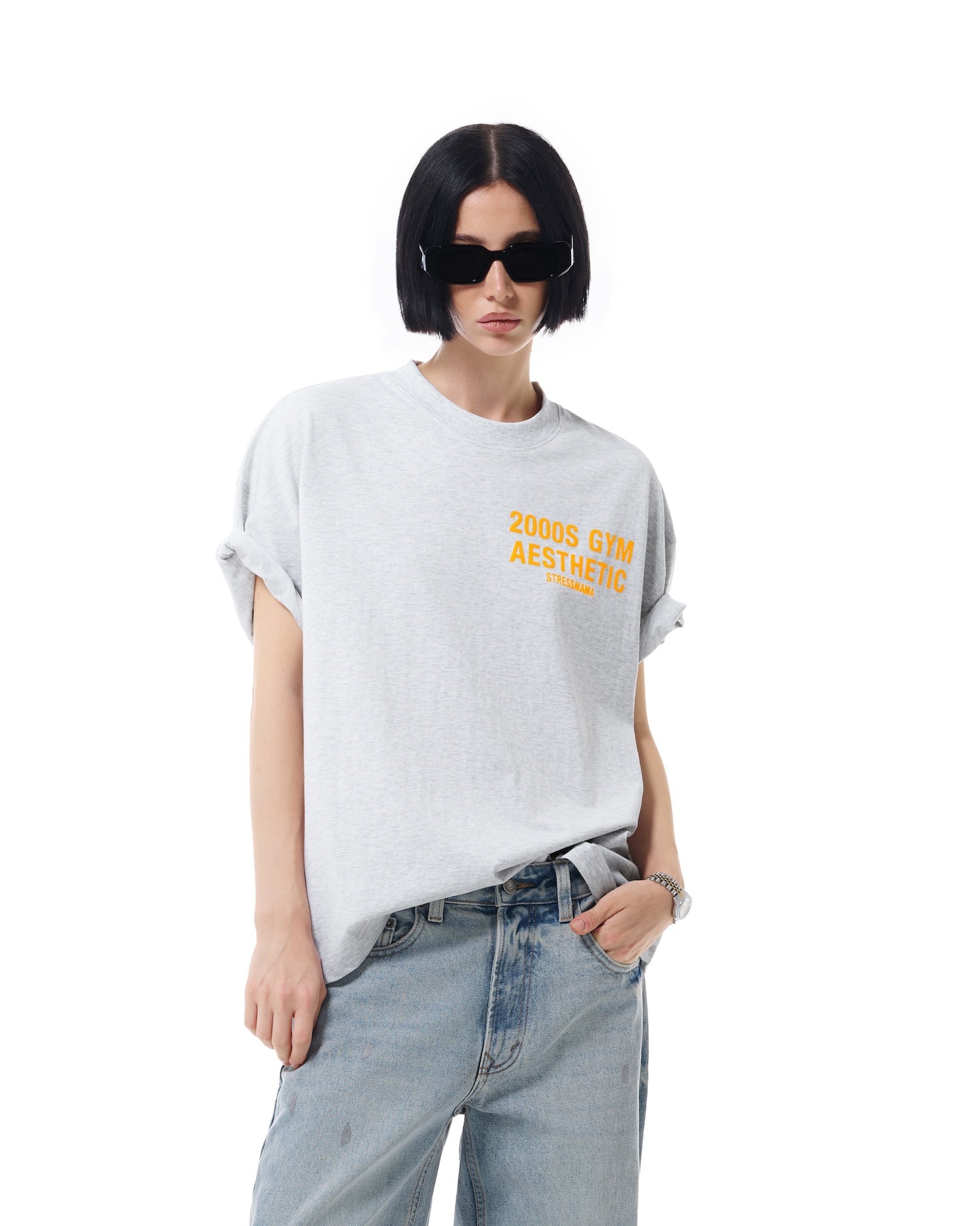 SSMA SPORTS 2000S T-SHIRT - GRAY