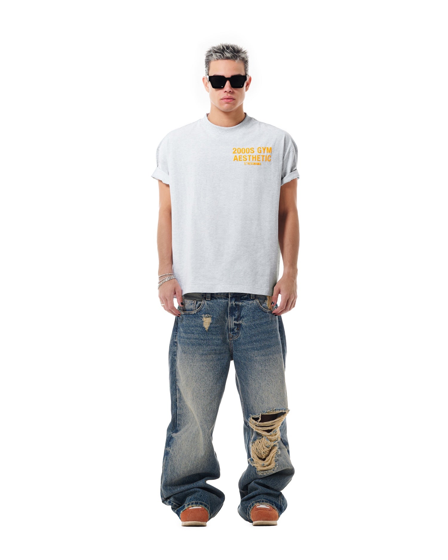 SSMA SPORTS 2000S T-SHIRT - GRAY