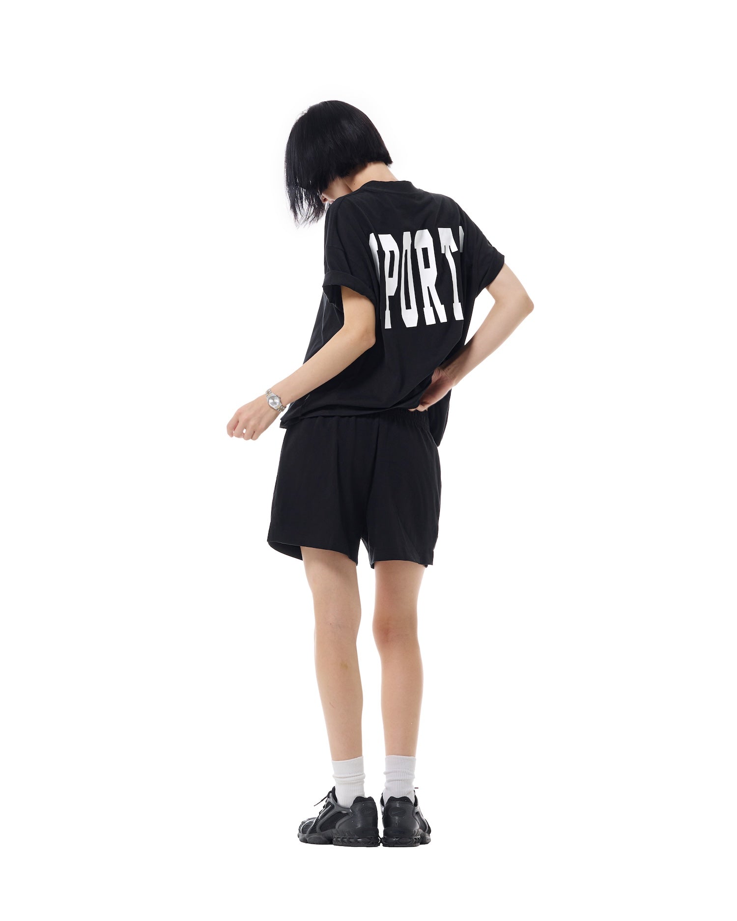 SSMA SPORTS T-SHIRT - BLACK