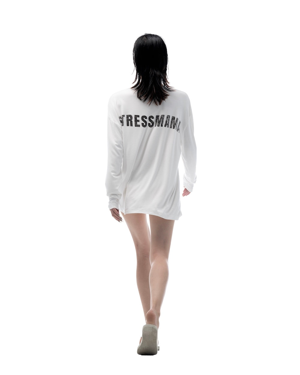 HÔTEL MAMA LONGSLEEVE - WHITE – STRESSMAMA