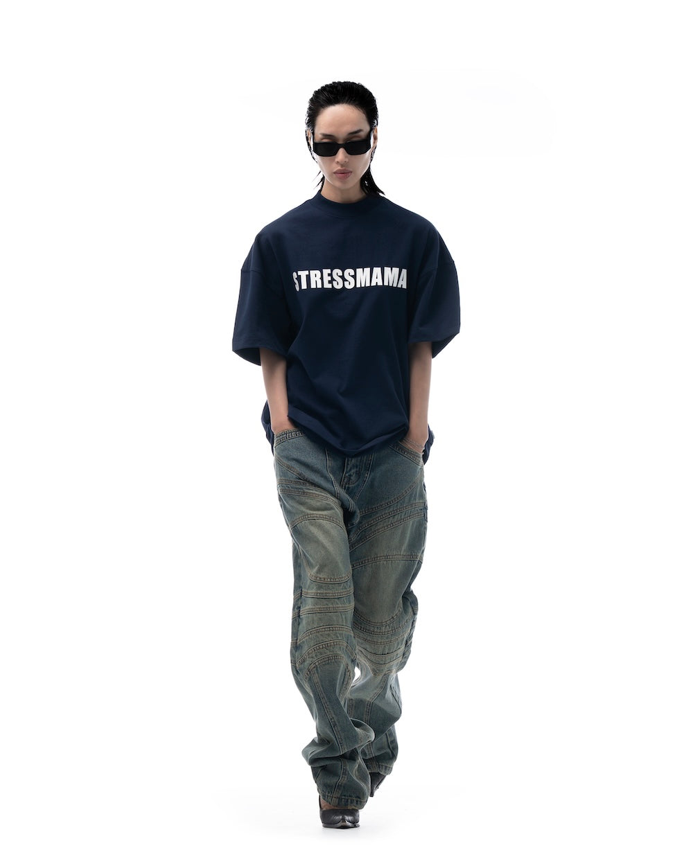 SUMMER25 BASIC T-SHIRT - BLUE