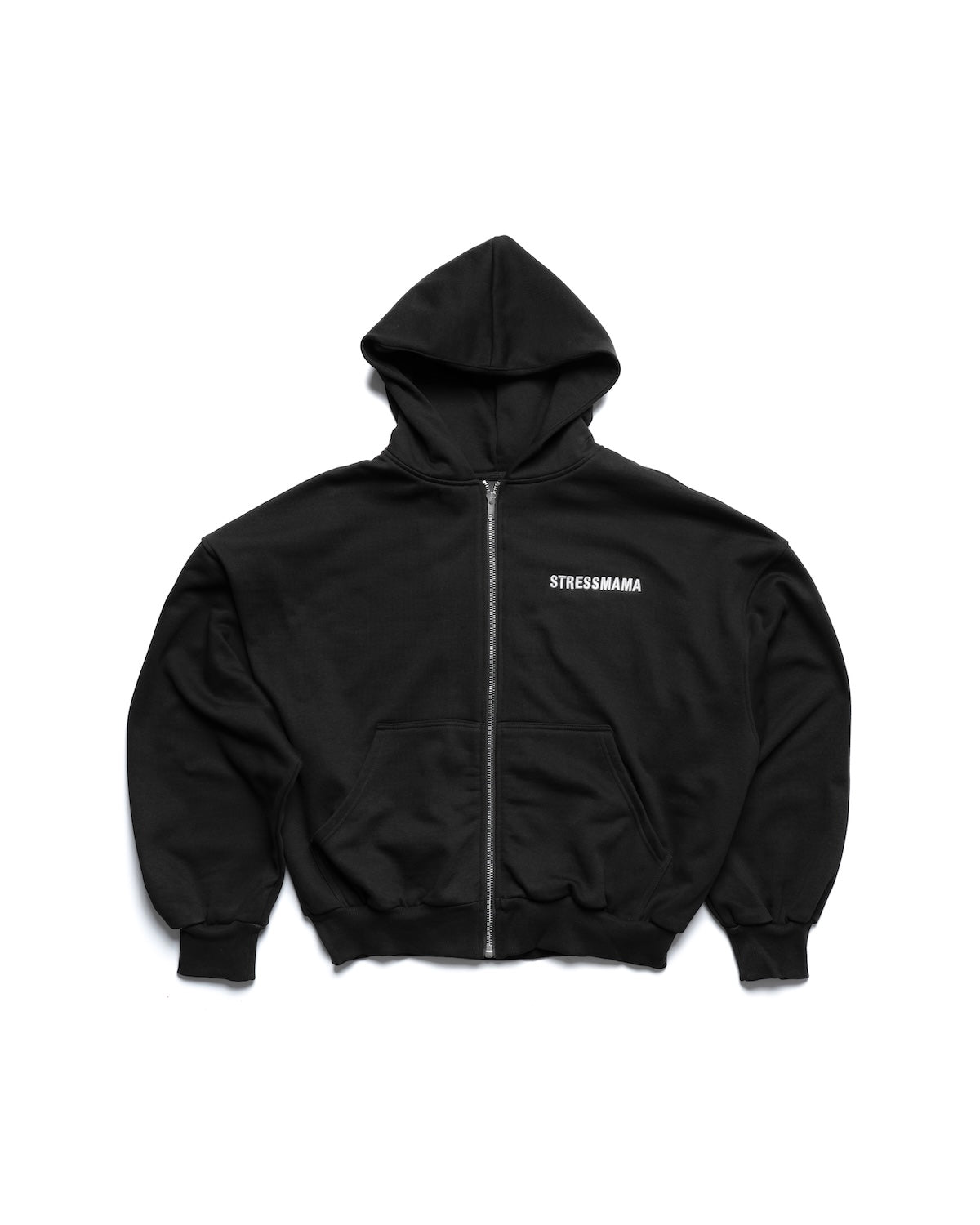 SSMA COACH ZIP HOODIE V2 - BLACK – STRESSMAMA