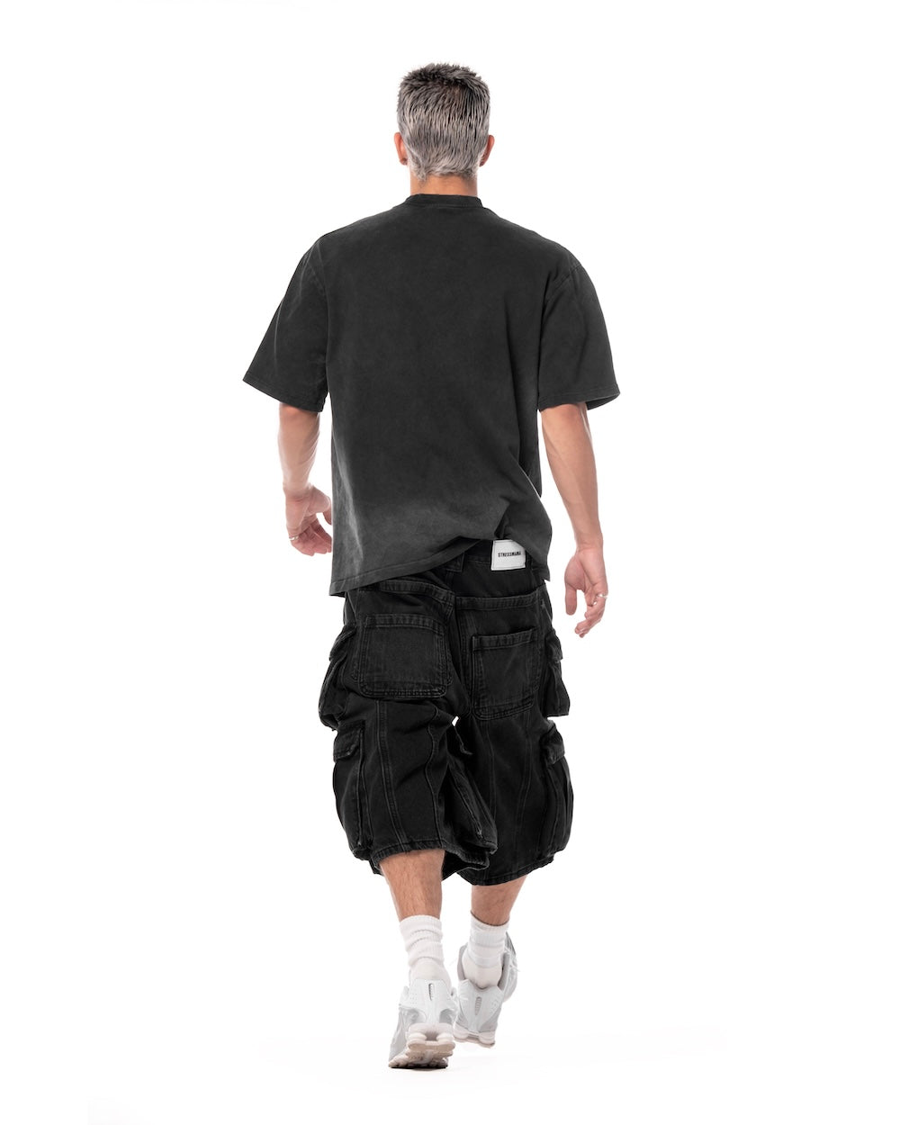 MAMAFIA UTILITY SHORTS - BLACK