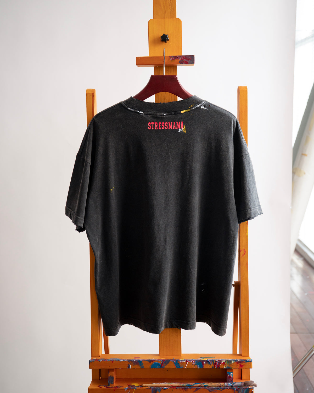 SSMA STAIN T-SHIRT - BLACK