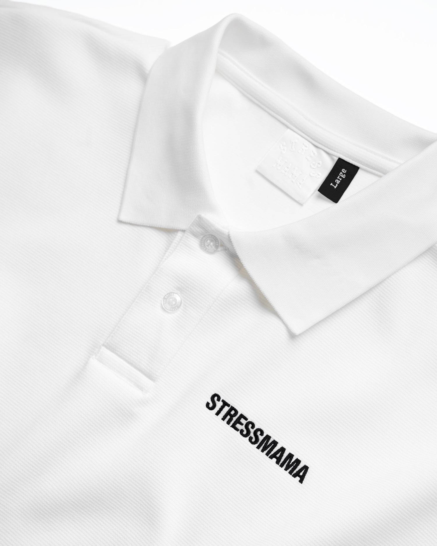 SSMA LOGO POLO T-SHIRT - WHITE