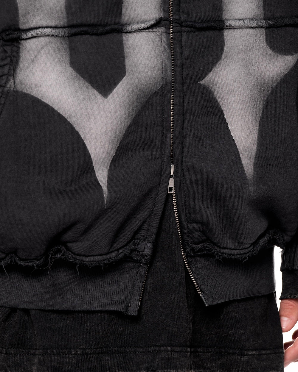 MAMAFIA 01 ZIP HOODIE - BLACK