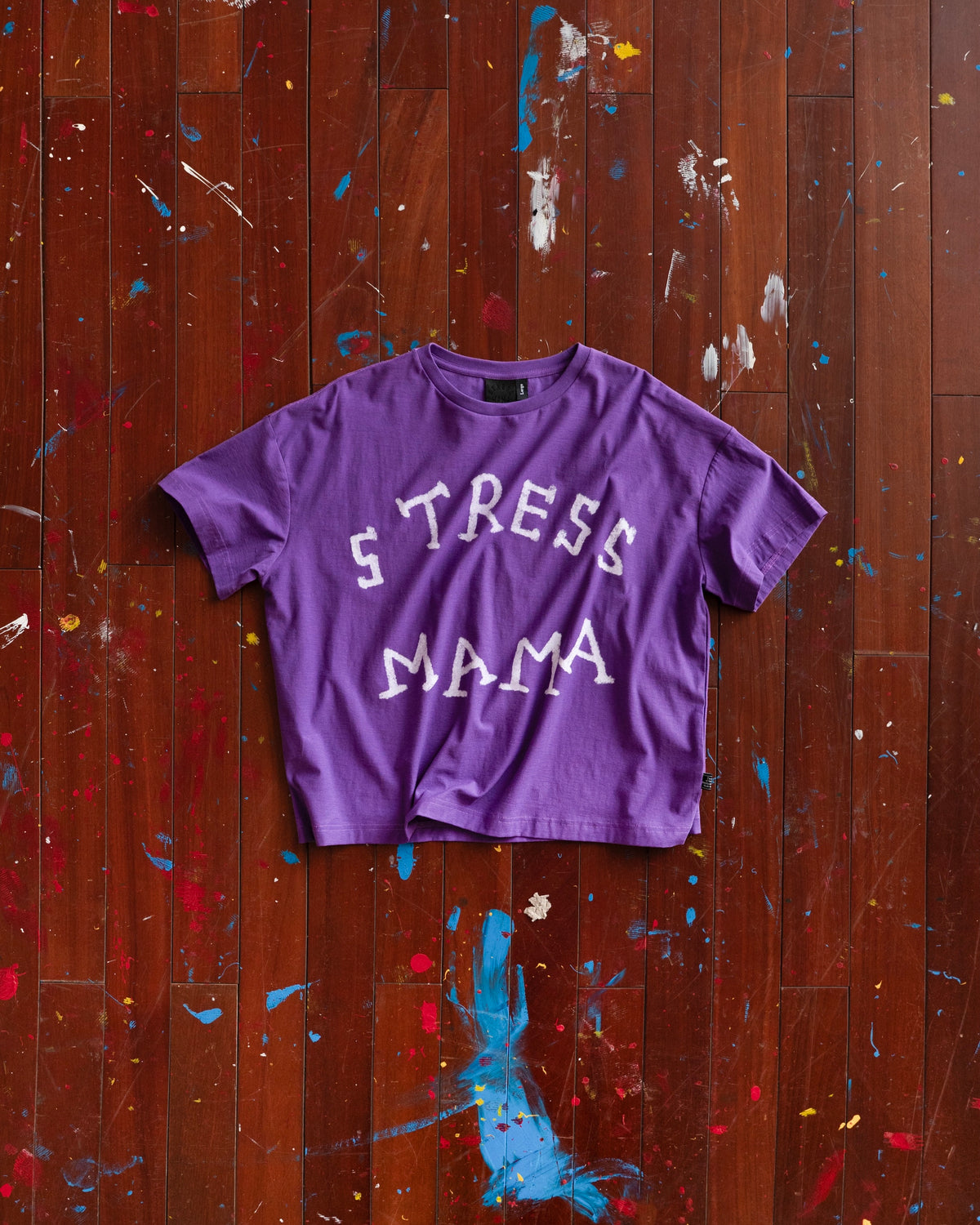 SSMA CRAYON LOGO T-SHIRT - PURPLE