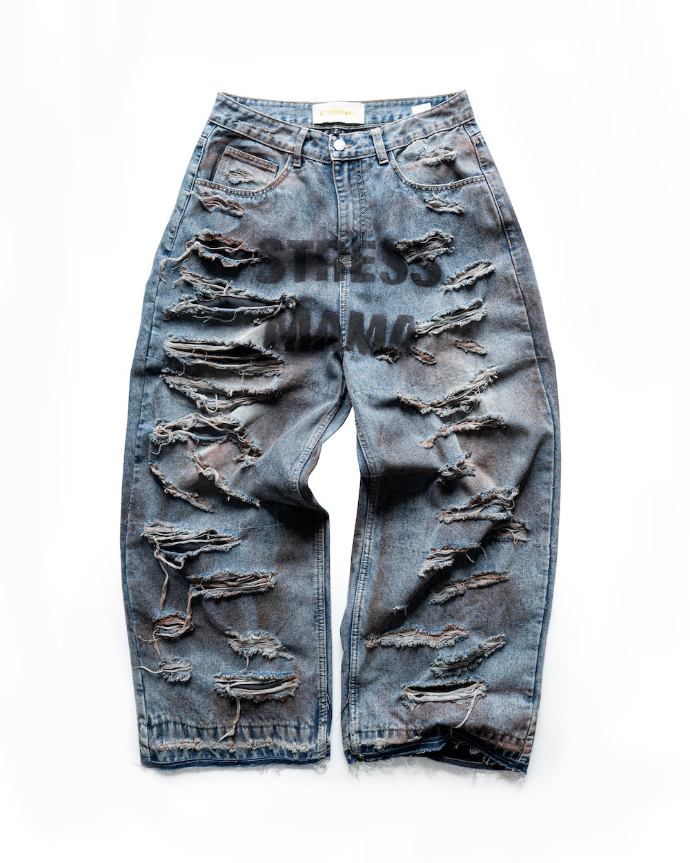 HOLIDAY24 DESTROYED JEANS -  BLUE