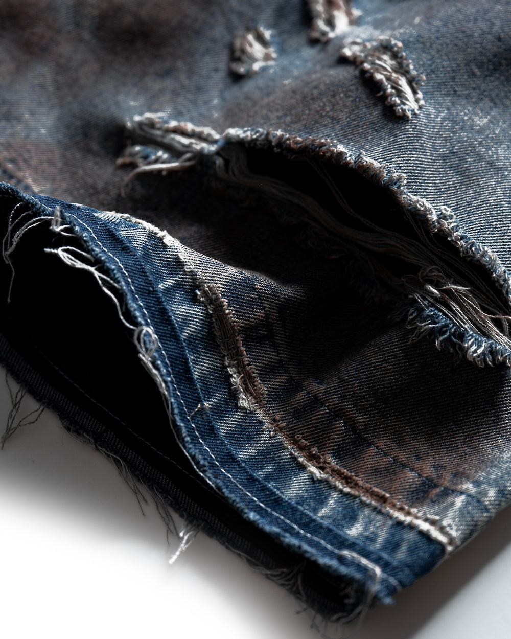 HOLIDAY24 DESTROYED JEANS - BLUE – STRESSMAMA