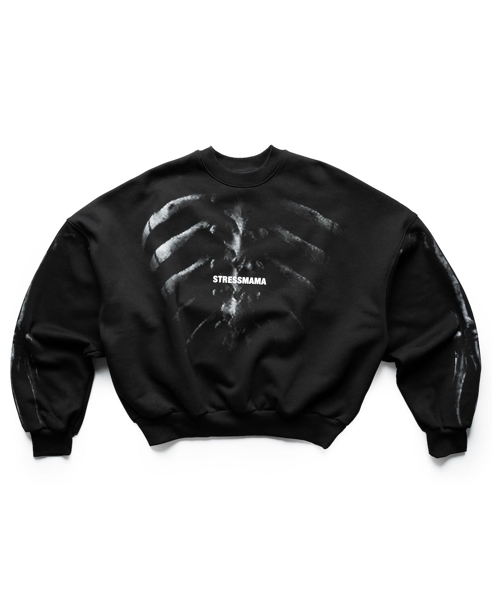 HOLIDAY24 BONE SWEATER - BLACK