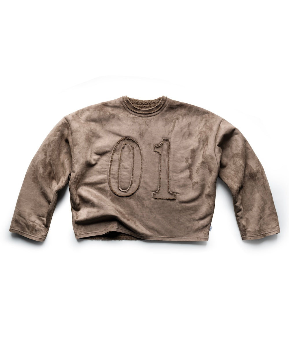 HOLIDAY24 INSIDE-OUT SWEATER - BROWN