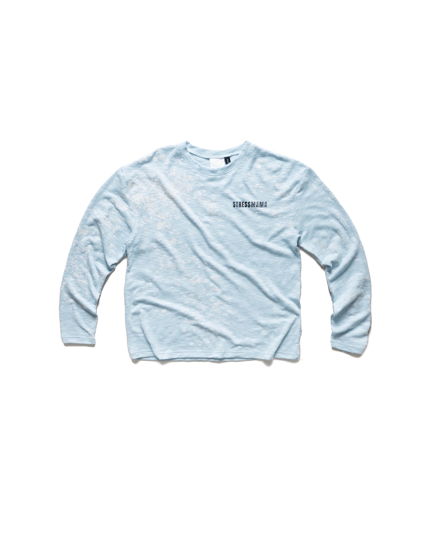 SUMMER26 SSMA SPLATTER LONGSLEEVE - BABY BLUE
