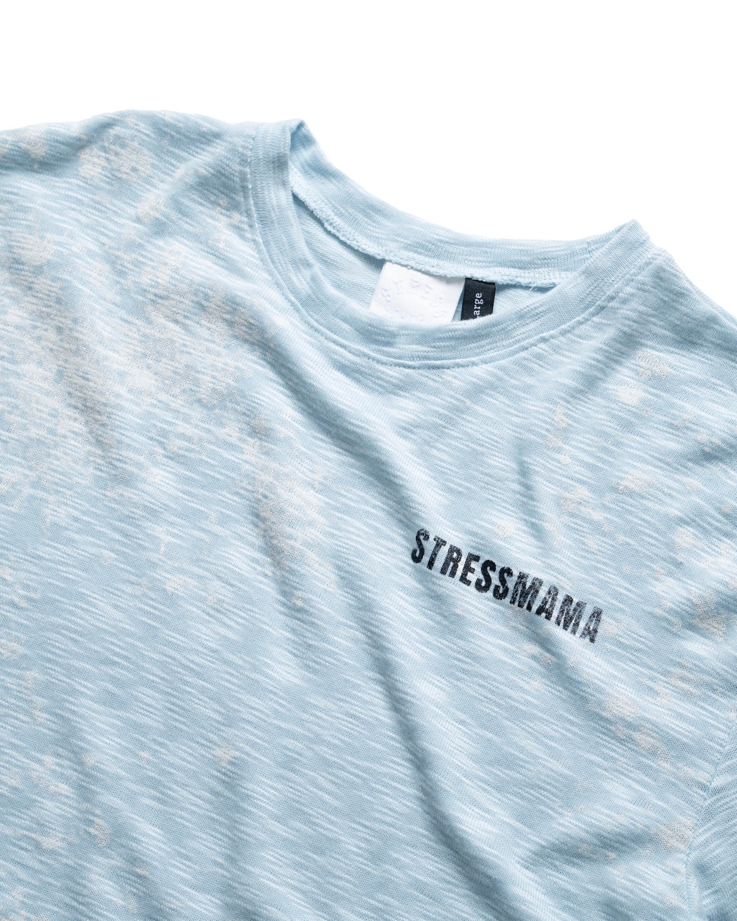 SUMMER26 SSMA SPLATTER LONGSLEEVE - BABY BLUE