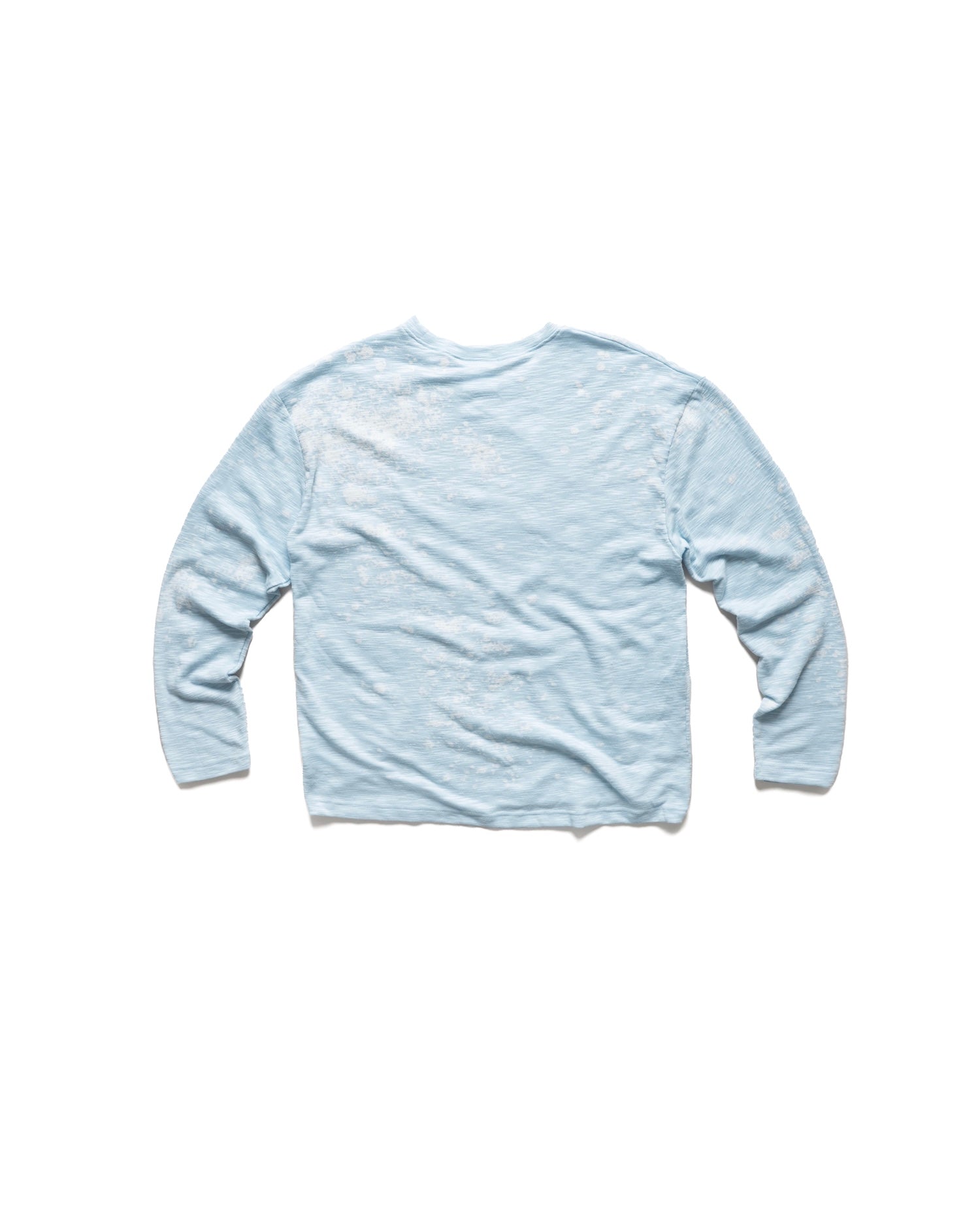 SUMMER26 SSMA SPLATTER LONGSLEEVE - BABY BLUE