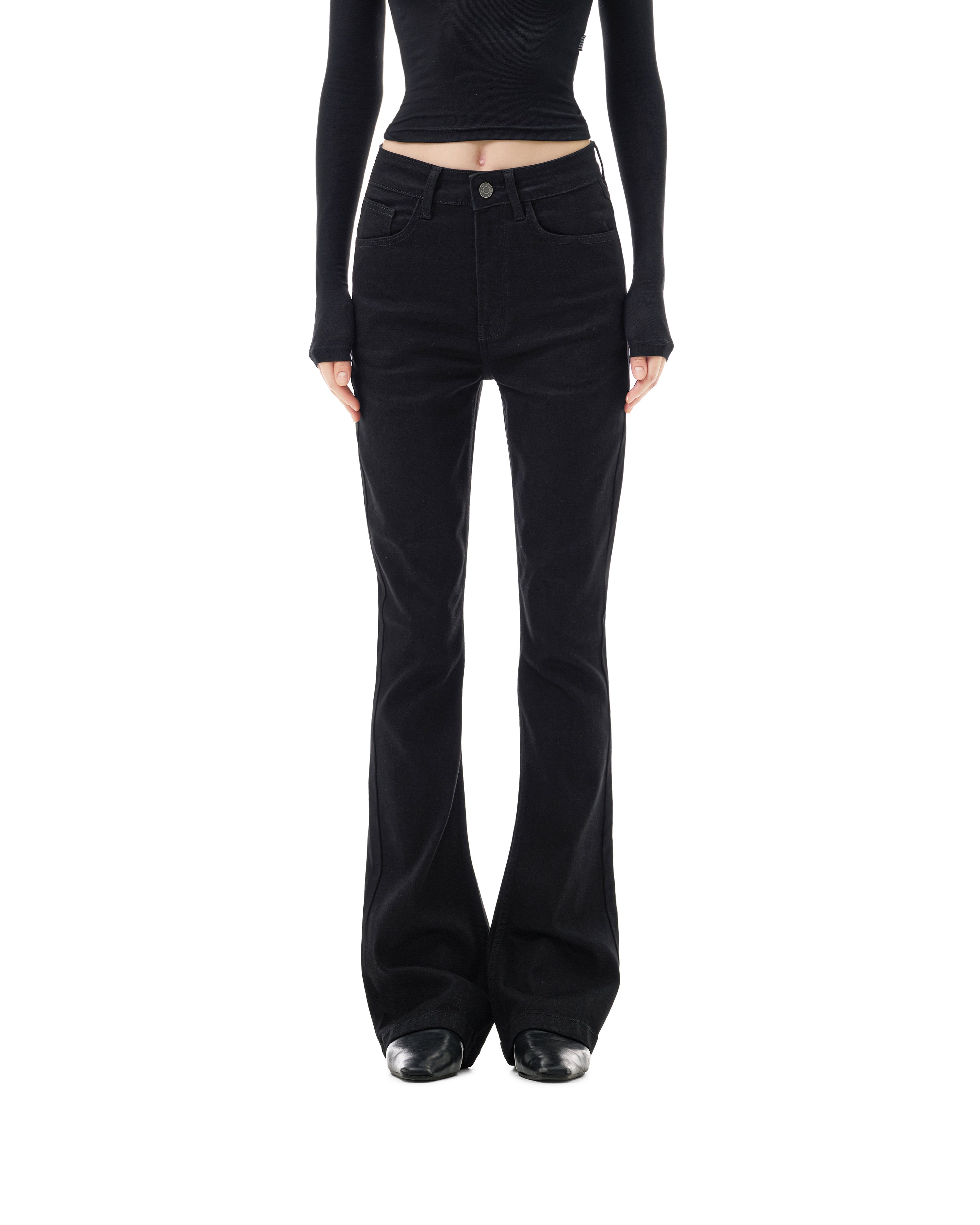 FW25 FLARED JEANS - BLACK