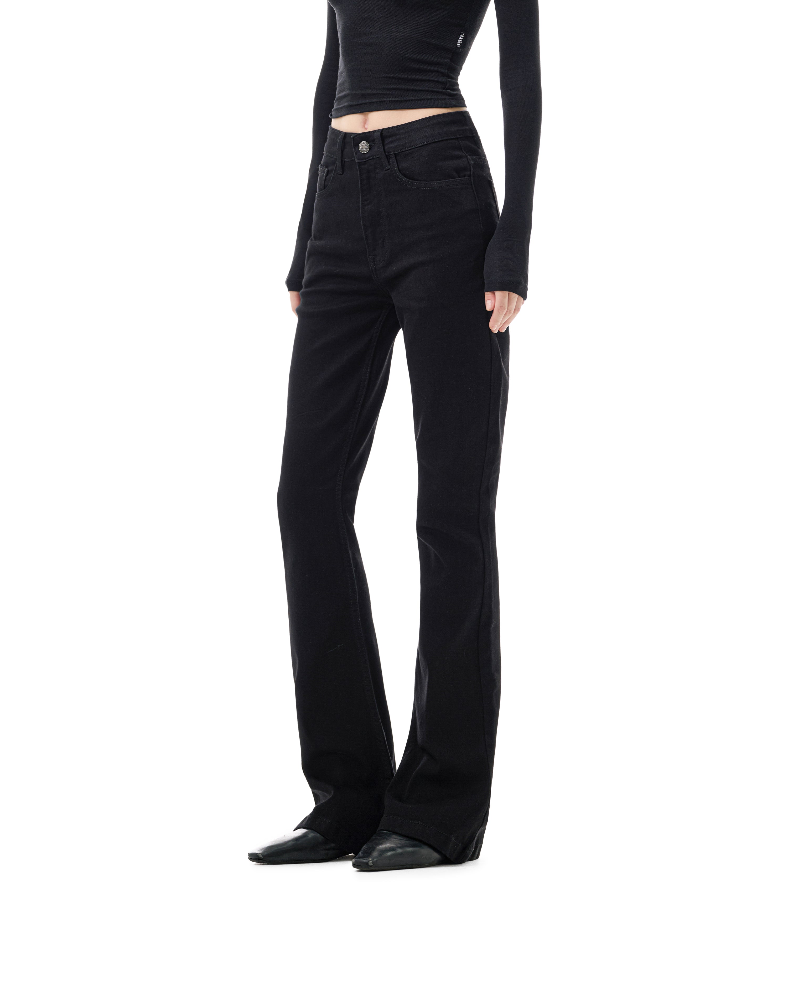 FW25 FLARED JEANS - BLACK