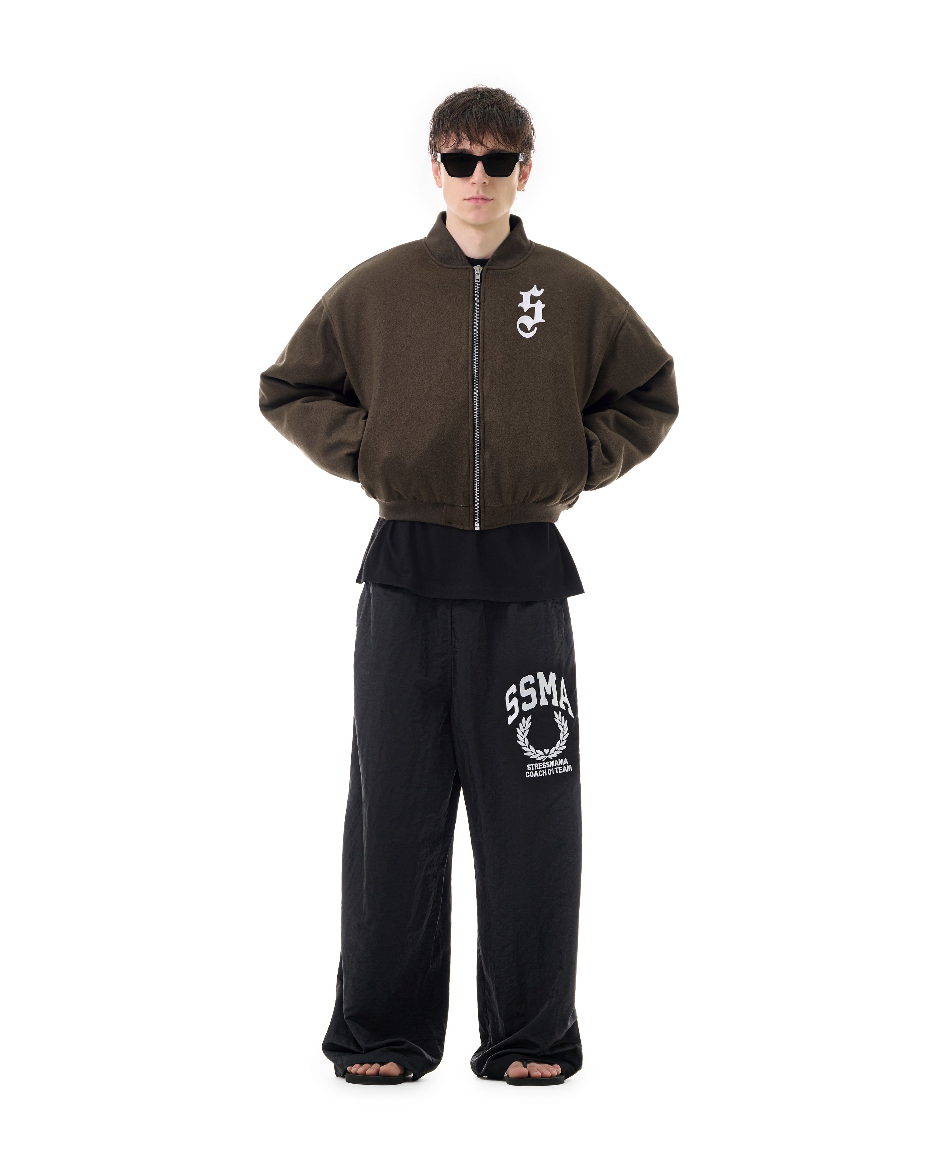 FW25 "S" BOMBER - BROWN