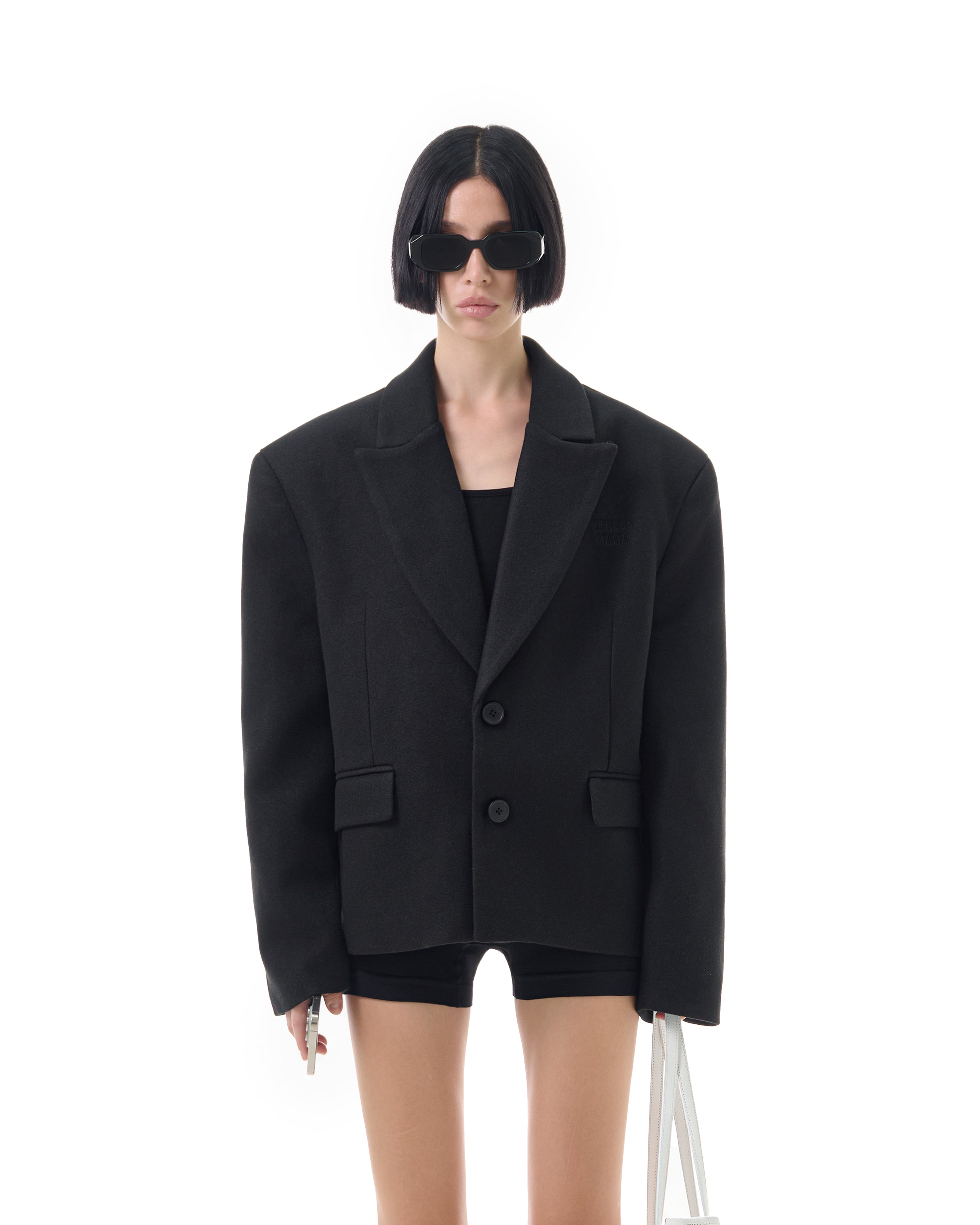 FW25 BASIC BLAZER - BLACK