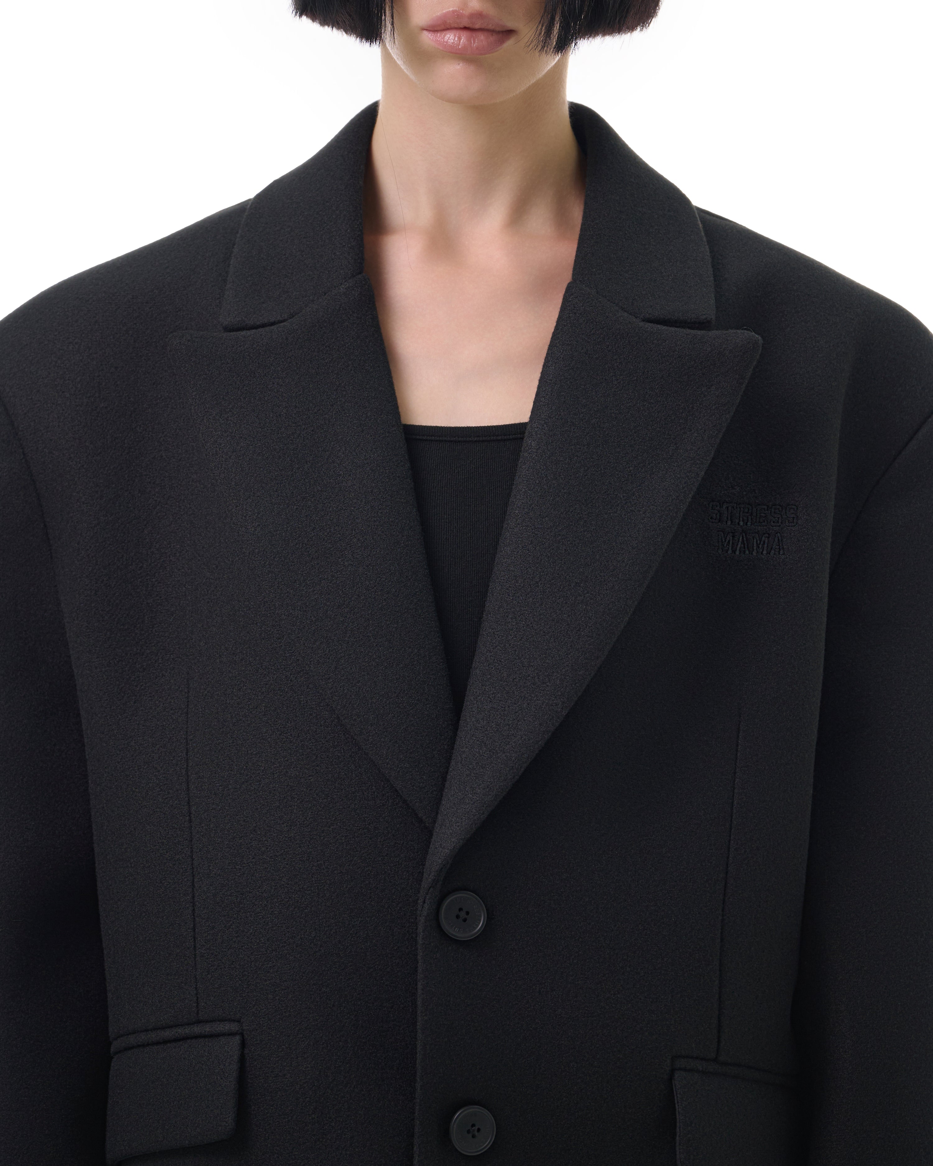 FW25 BASIC BLAZER - BLACK