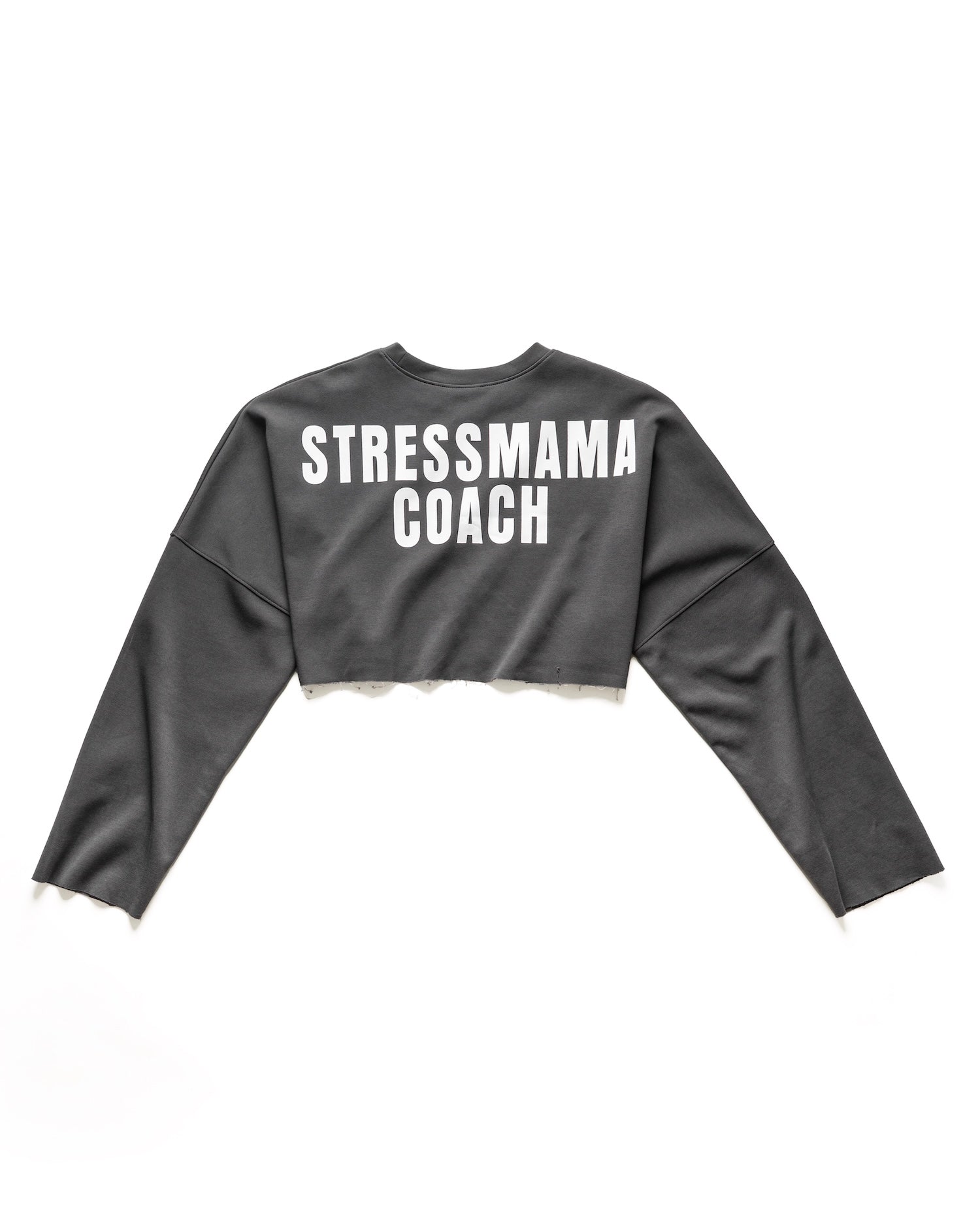 SSMA COACH CROP LONGSLEEVE - GRAY