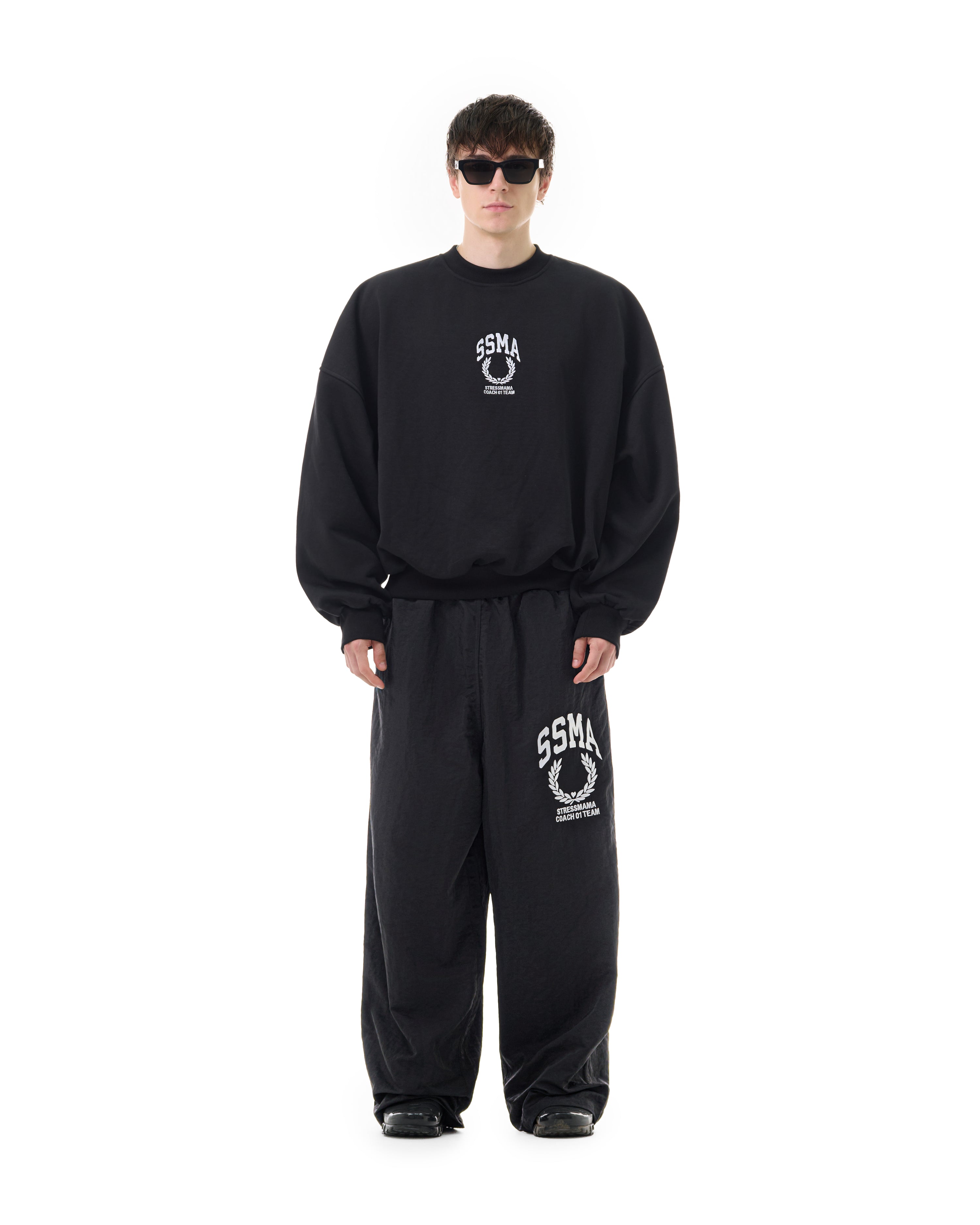 FW25 SSMA TRACK PANTS - BLACK