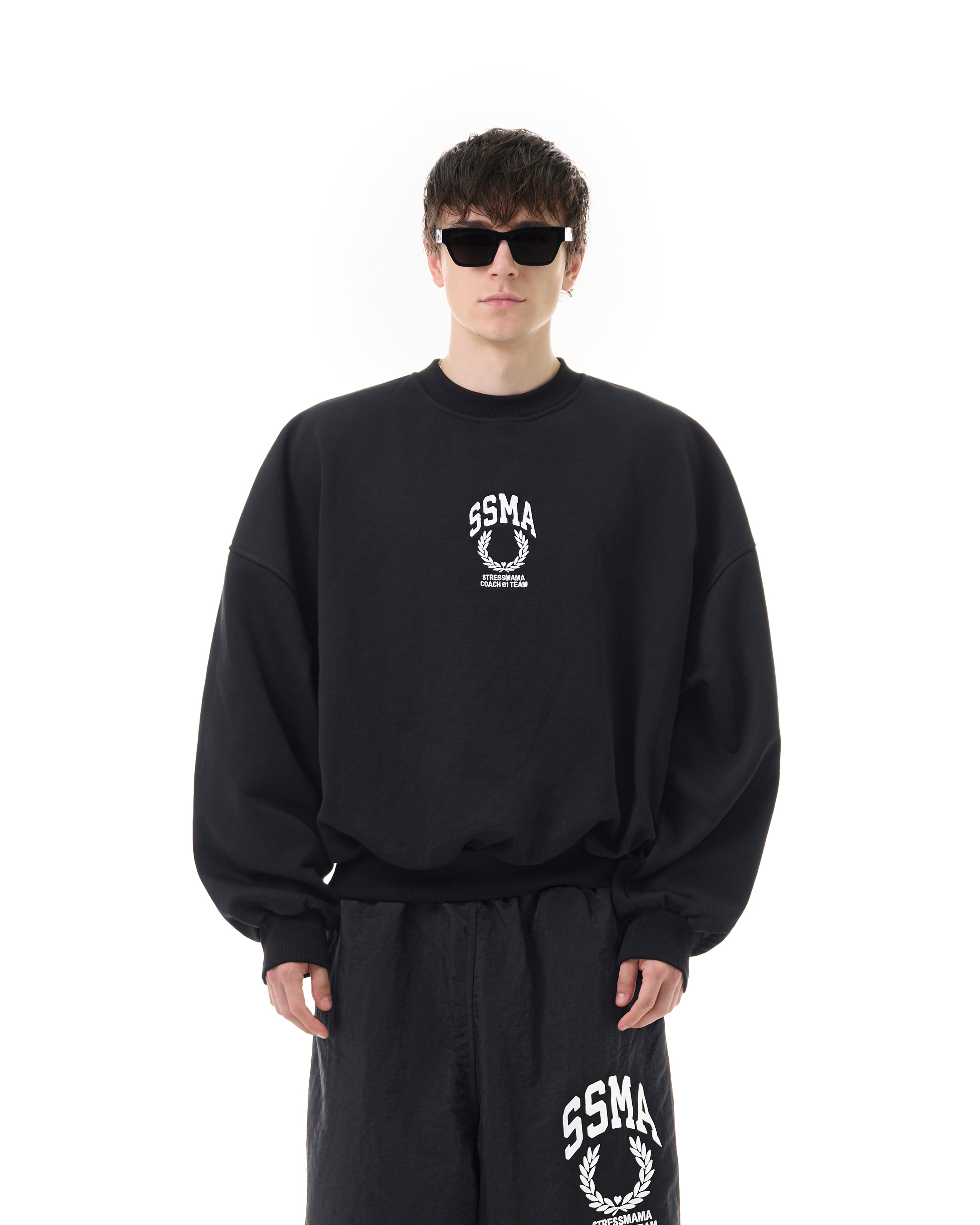 FW25 COACH 01 TEAM SWEATER - BLACK