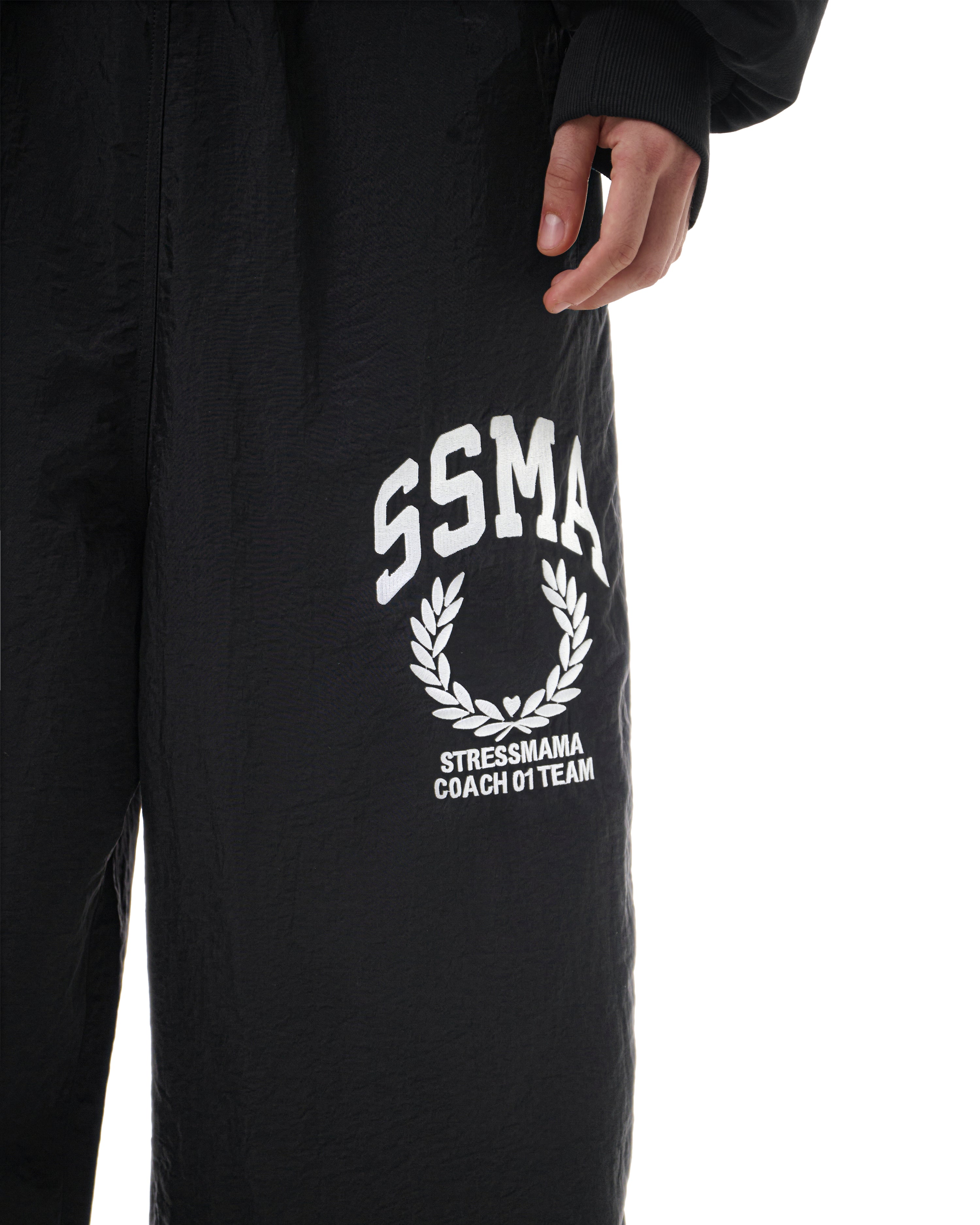 FW25 SSMA TRACK PANTS - BLACK