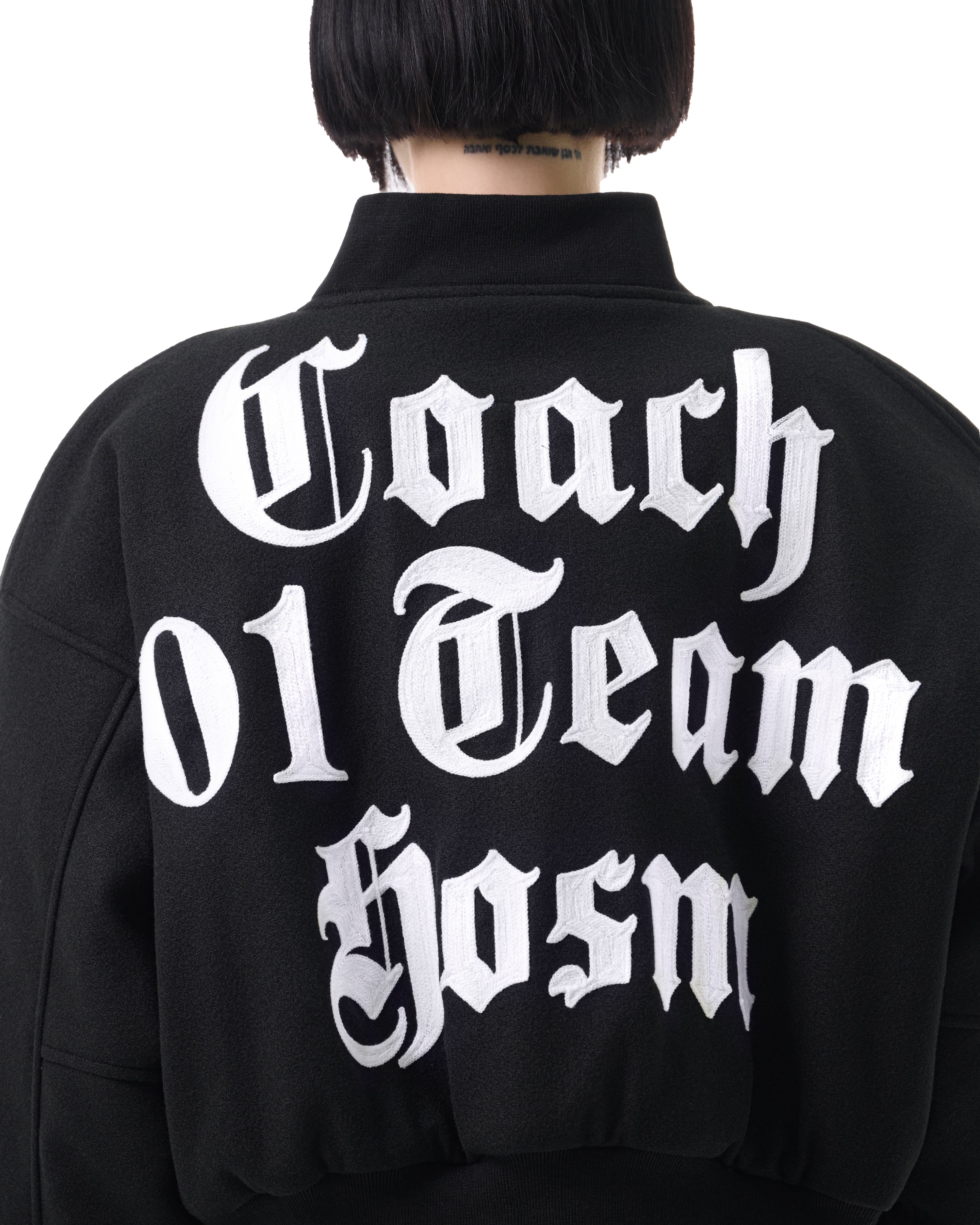 FW25 "S" BOMBER - BLACK