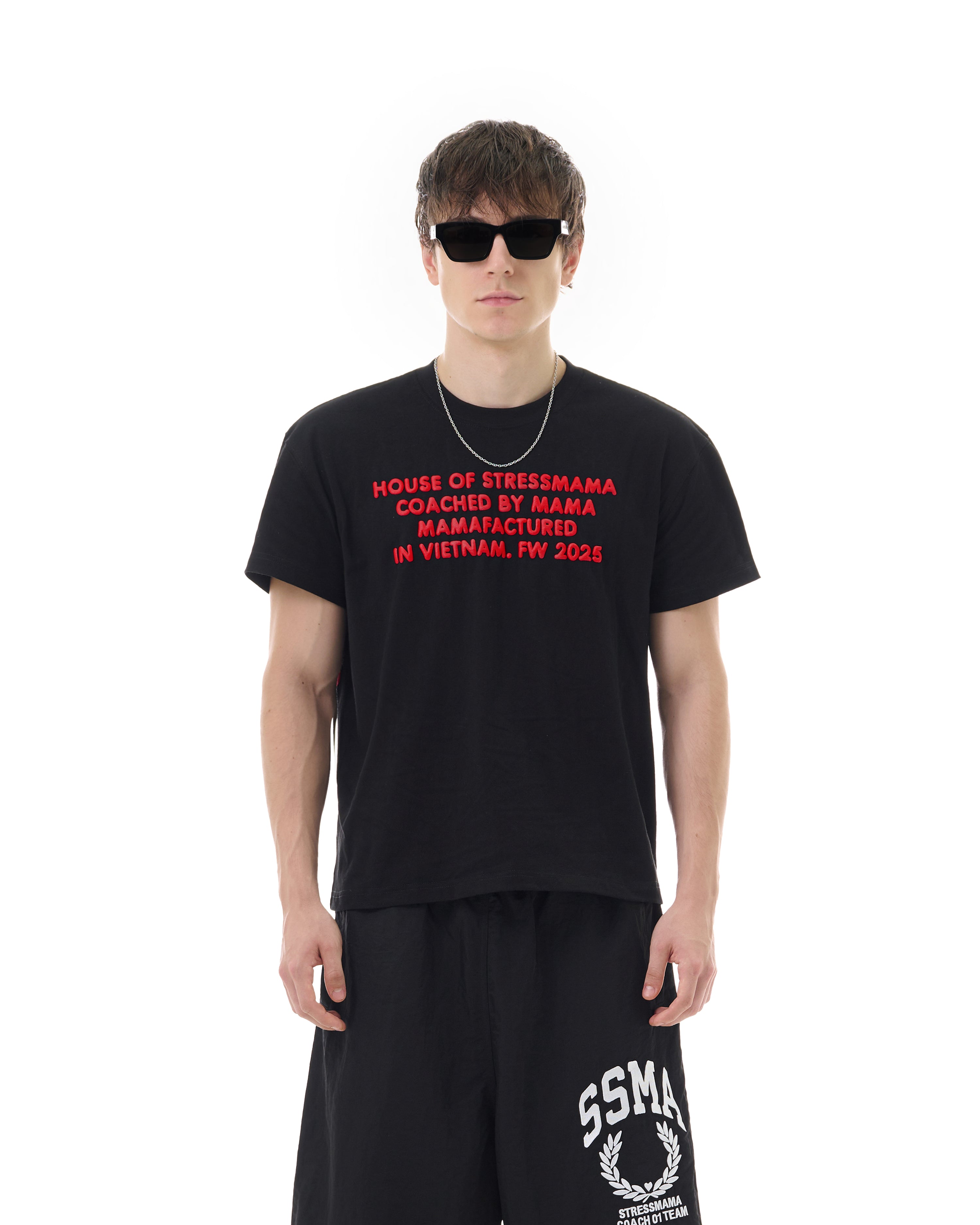 FW25 TEXT T-SHIRT - BLACK