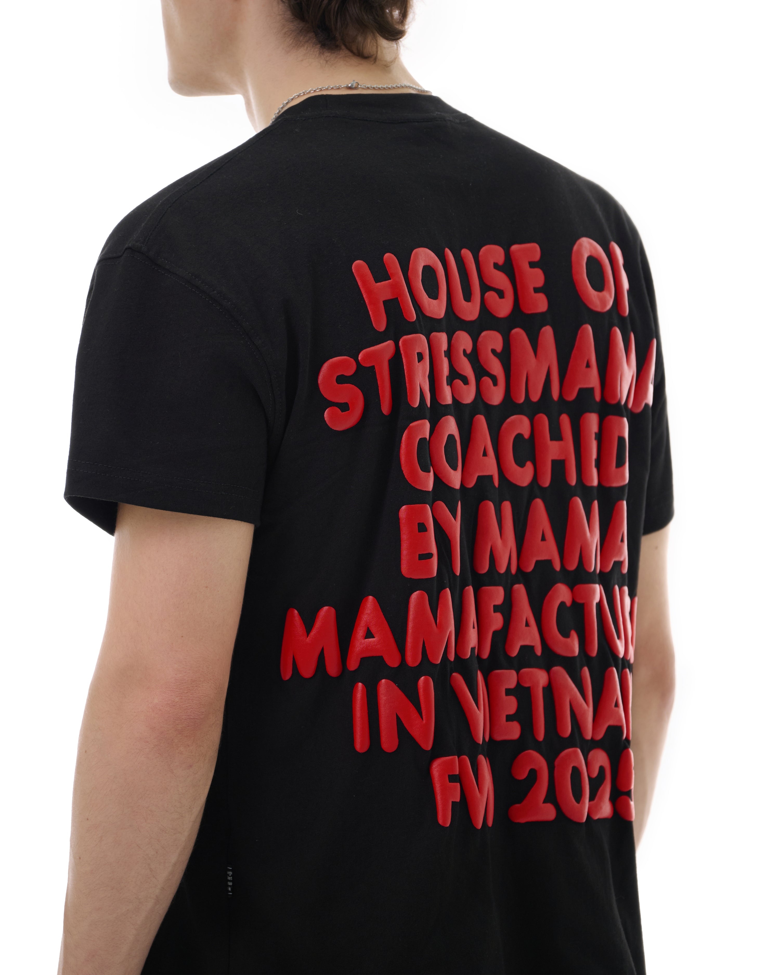 FW25 TEXT T-SHIRT - BLACK