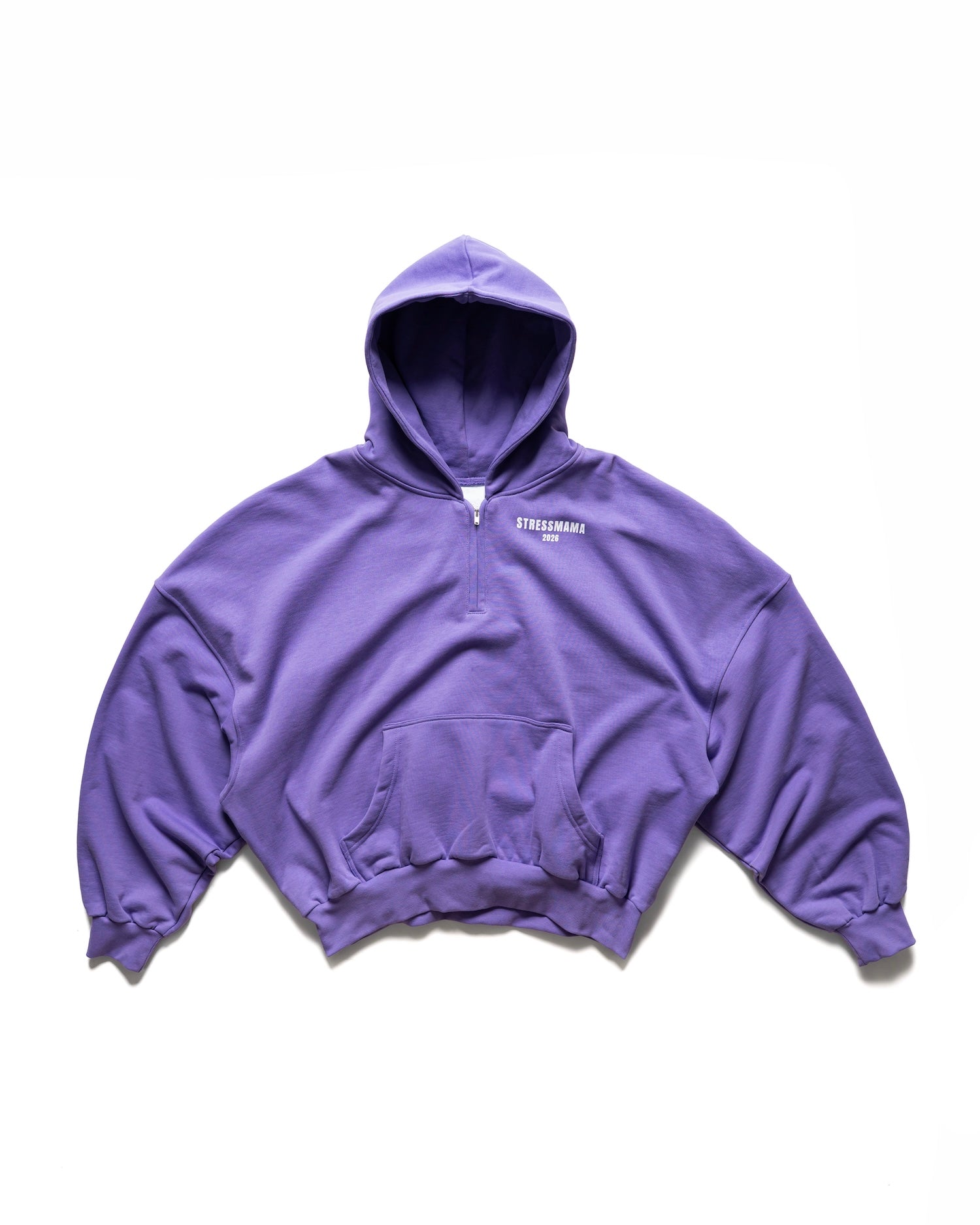SUMMER26 CURATED QUARTER ZIP HOODIE - PURPLE