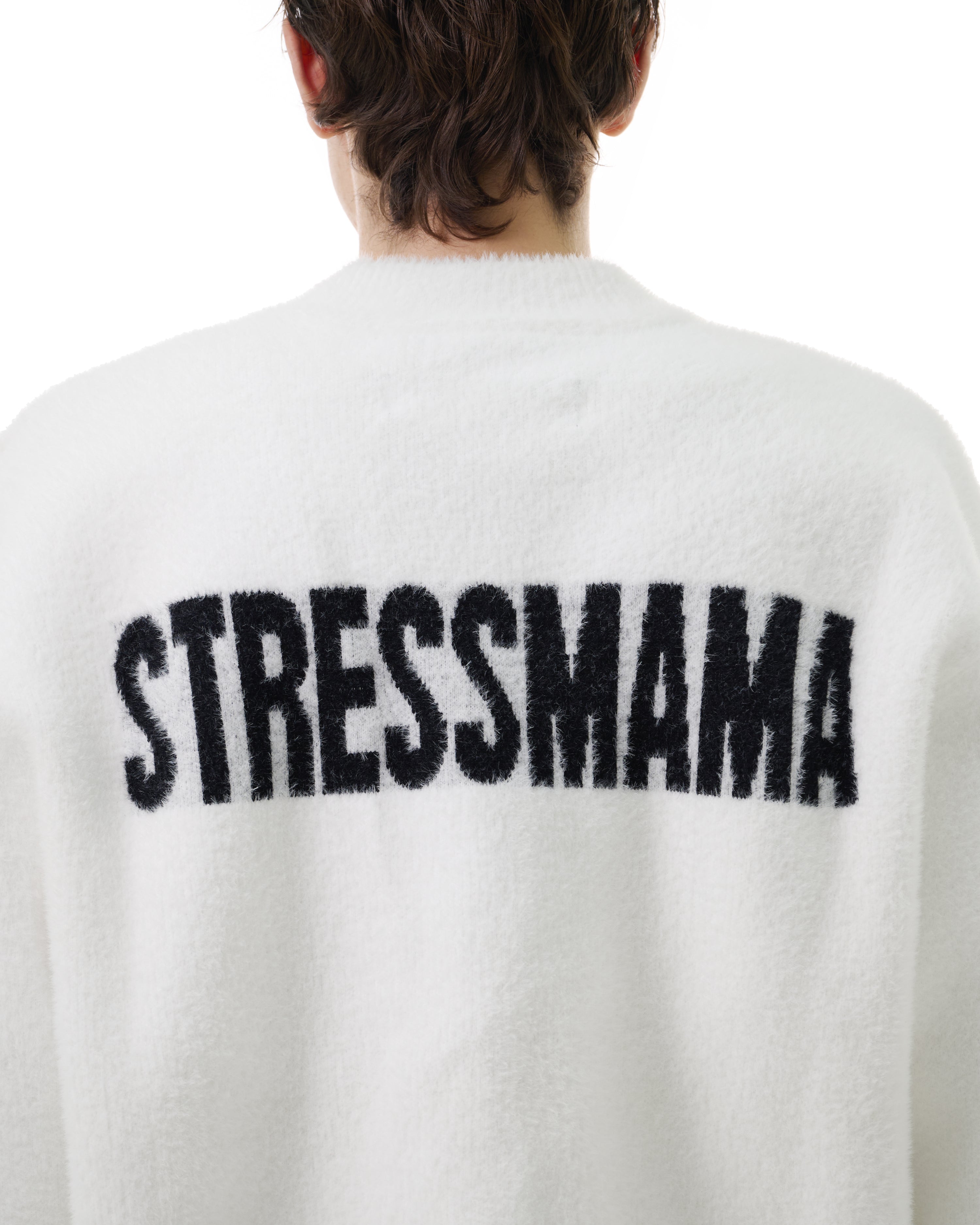 FW25 KNIT SWEATER - WHITE