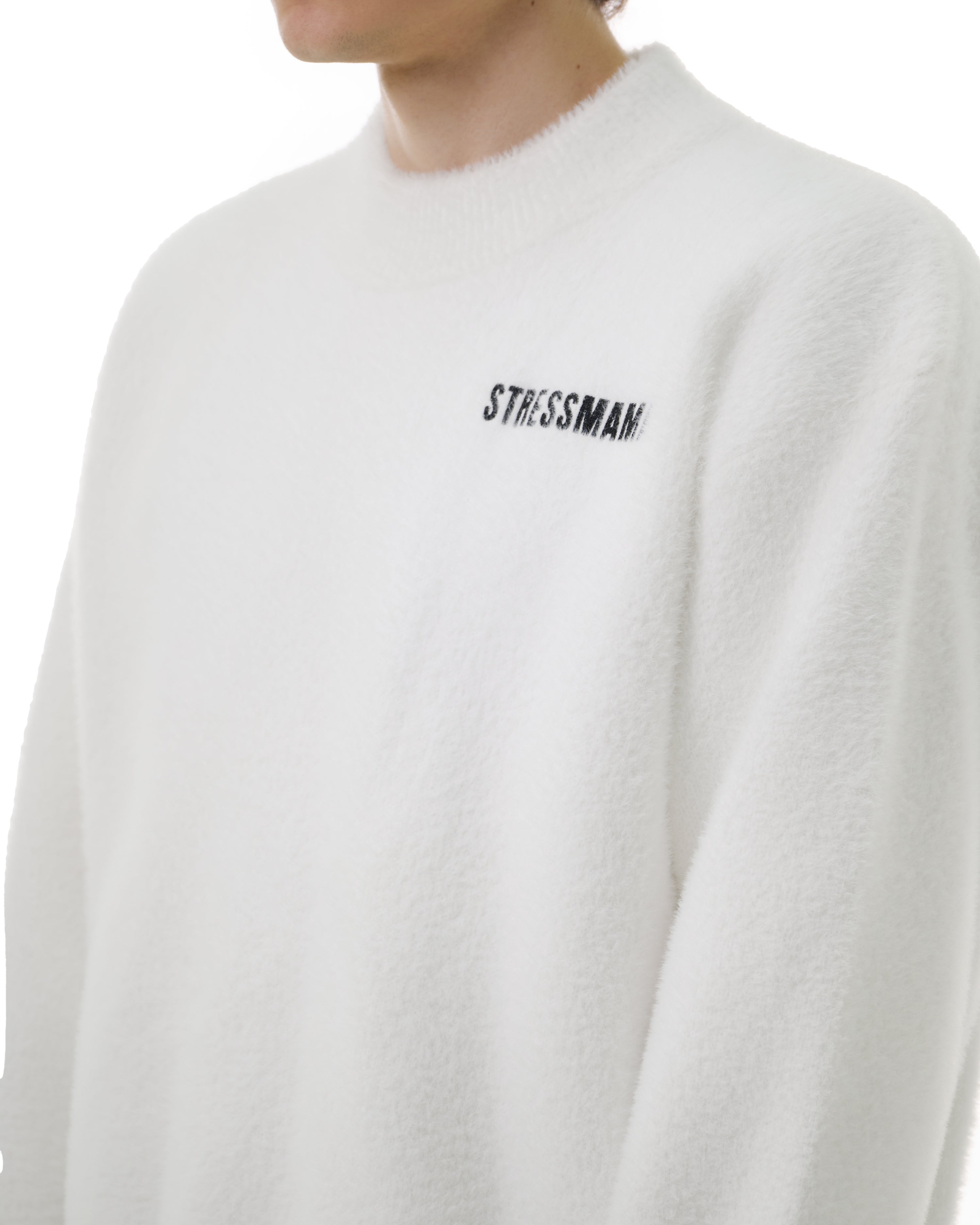 FW25 KNIT SWEATER - WHITE