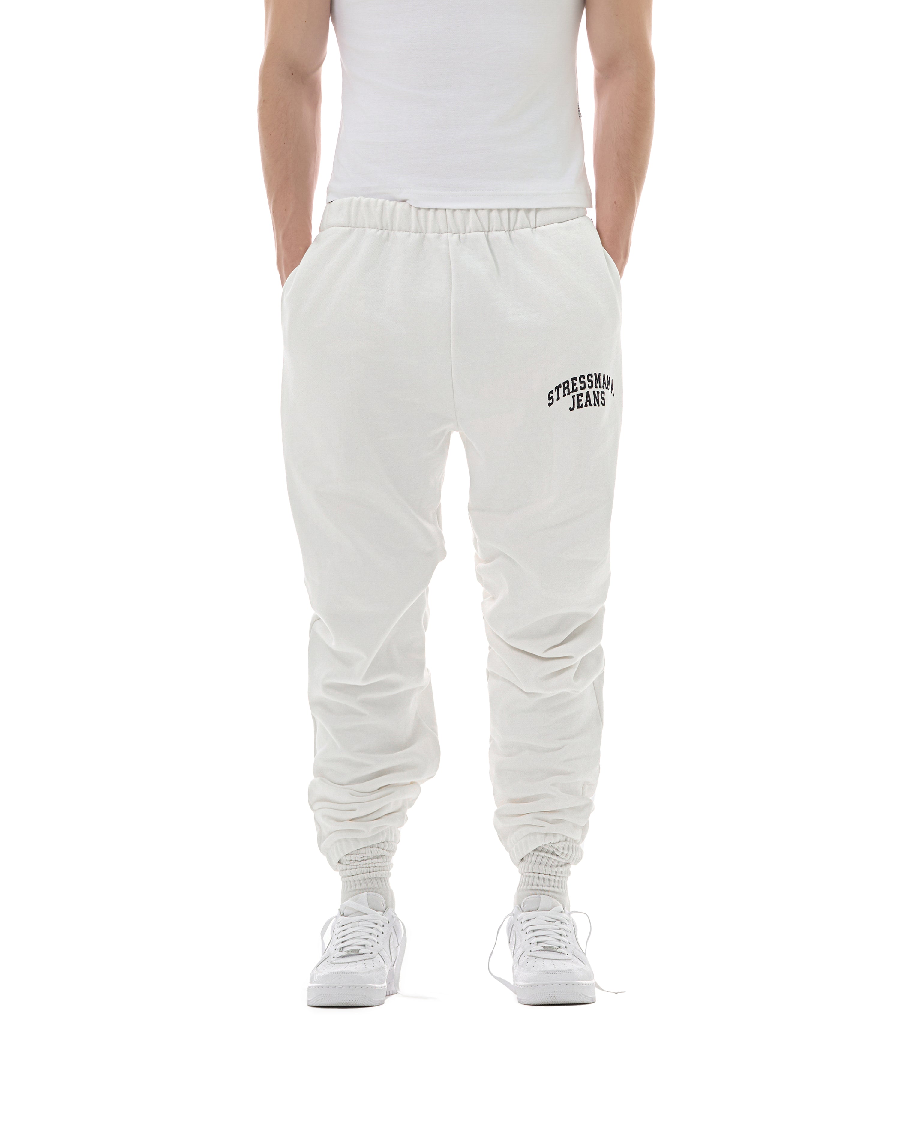 FW25 SSMA JEANS SWEAT PANTS - WHITE