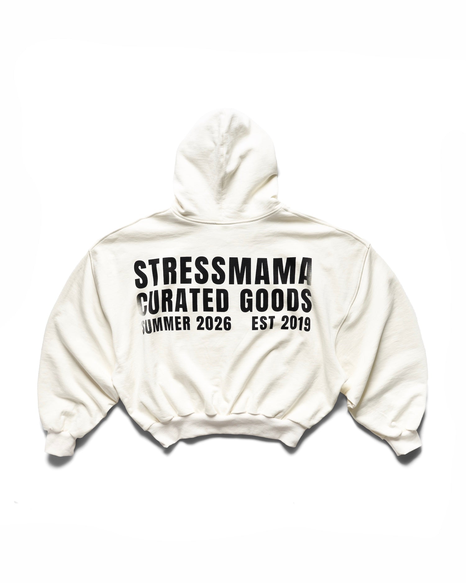 SUMMER26 CURATED QUARTER ZIP HOODIE - CREAM