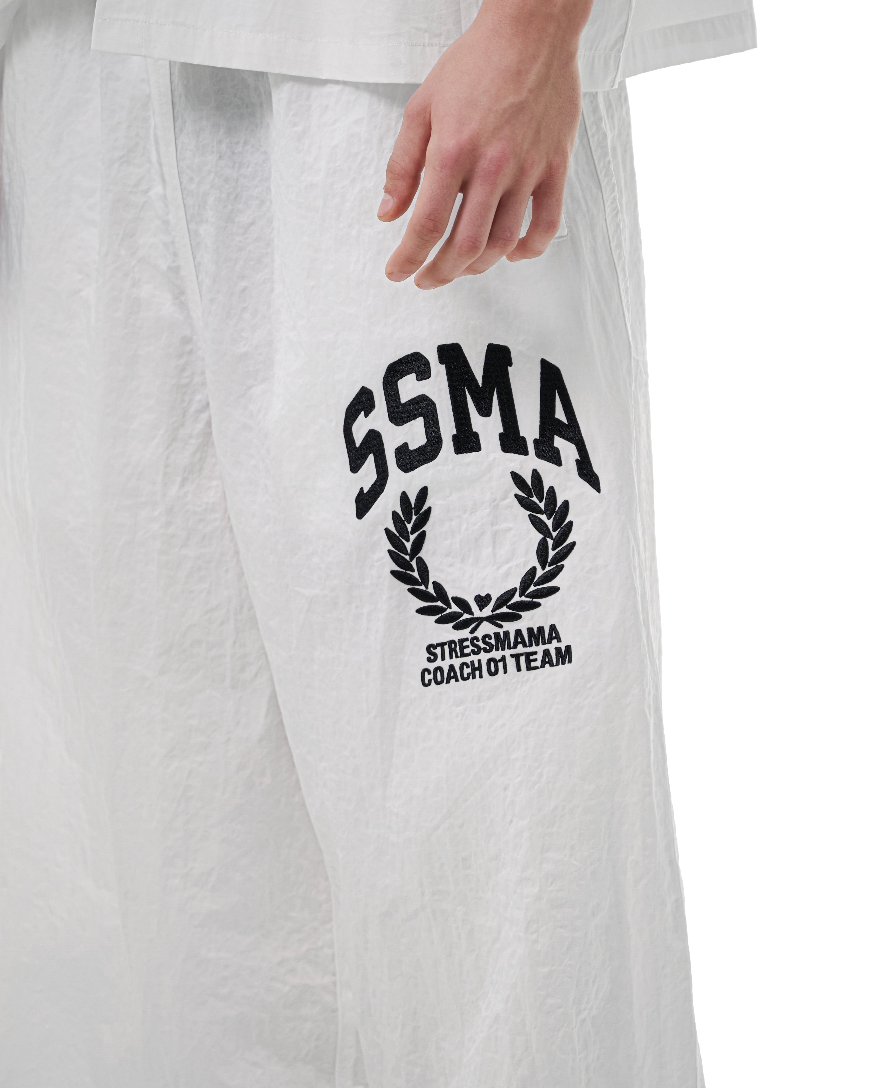 FW25 SSMA TRACK PANTS - WHITE