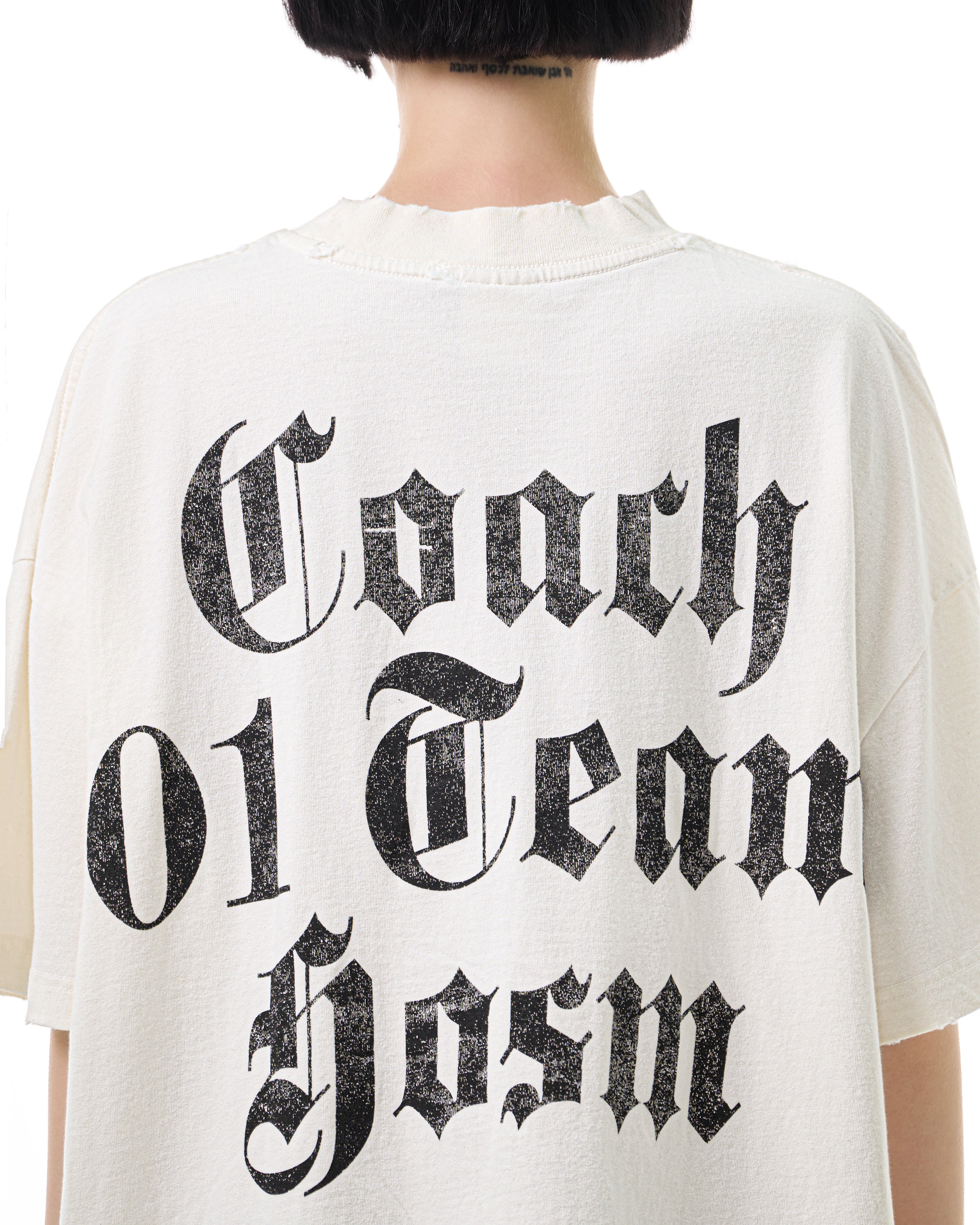 FW25 COACH 01 TEAM T-SHIRT - WHITE – STRESSMAMA