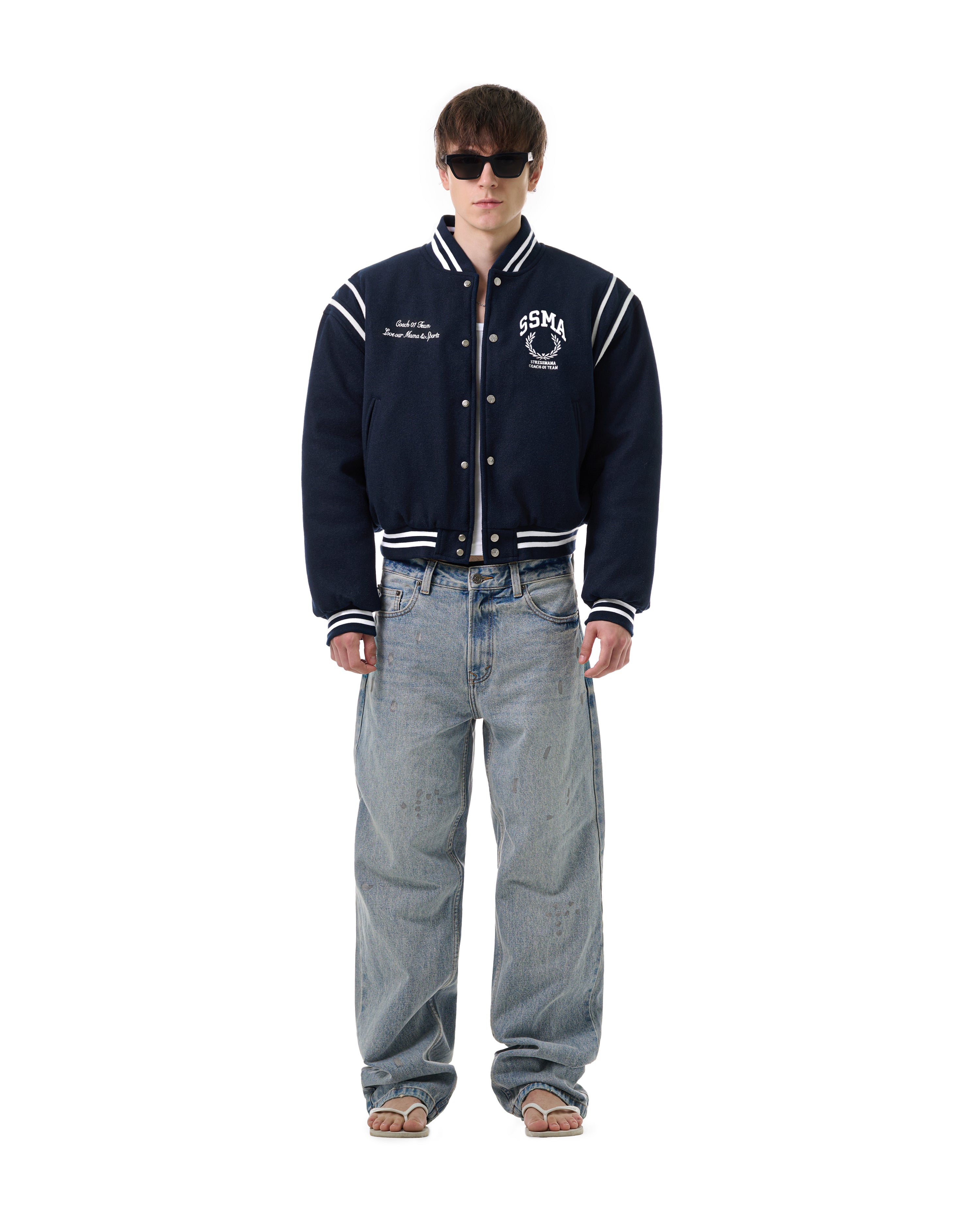 FW25 VARSITY JACKET - BLUE