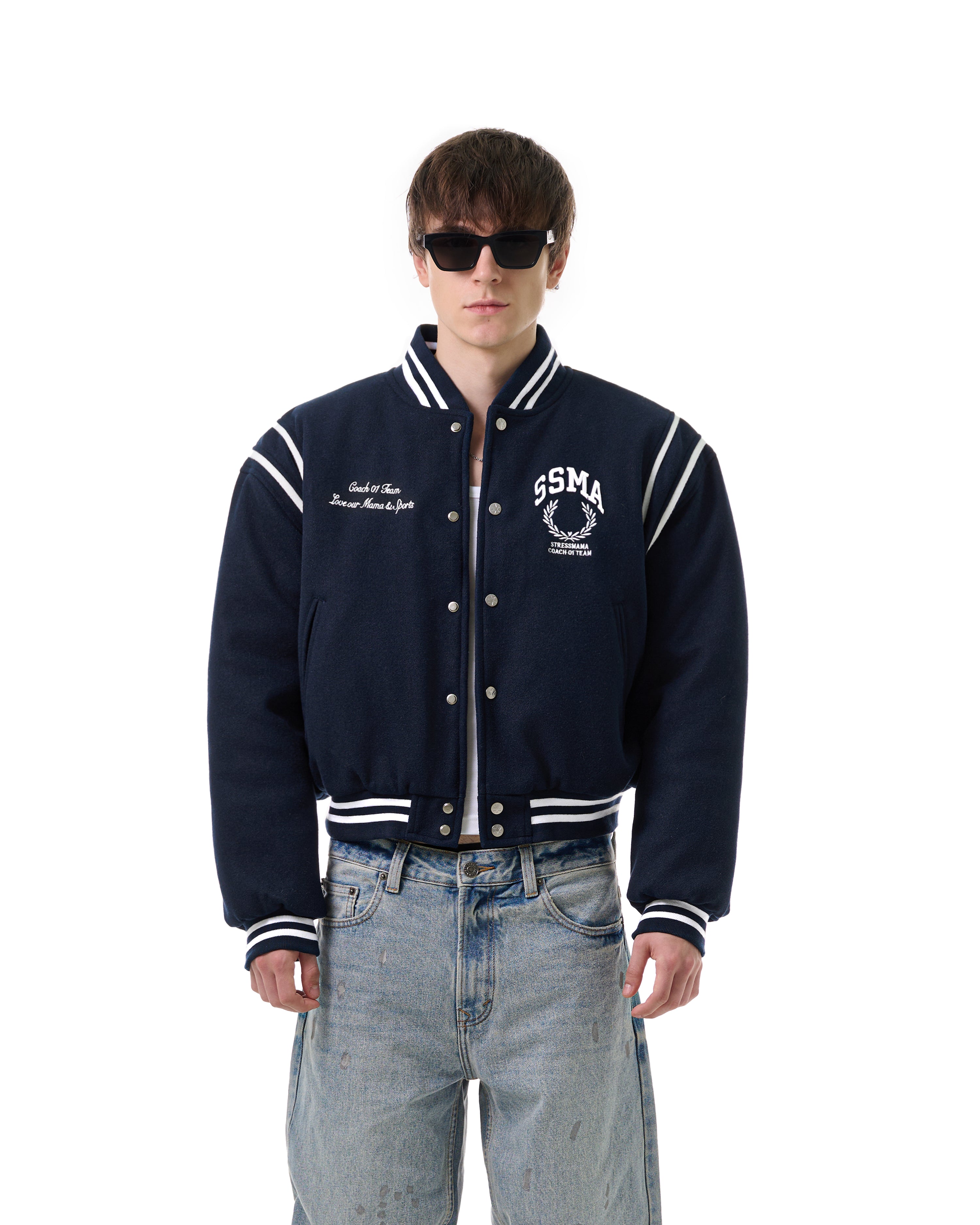 FW25 VARSITY JACKET - BLUE