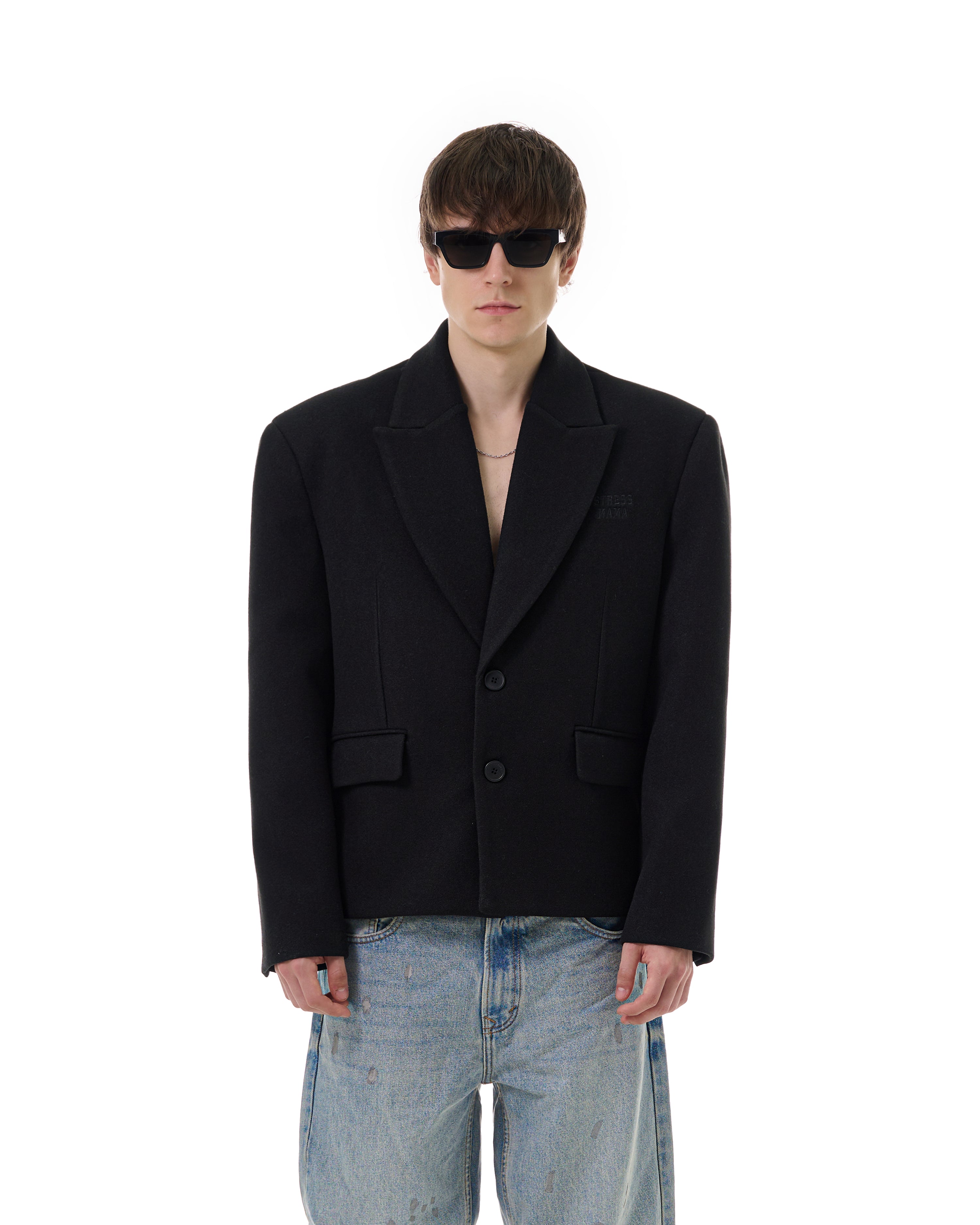 FW25 BASIC BLAZER - BLACK
