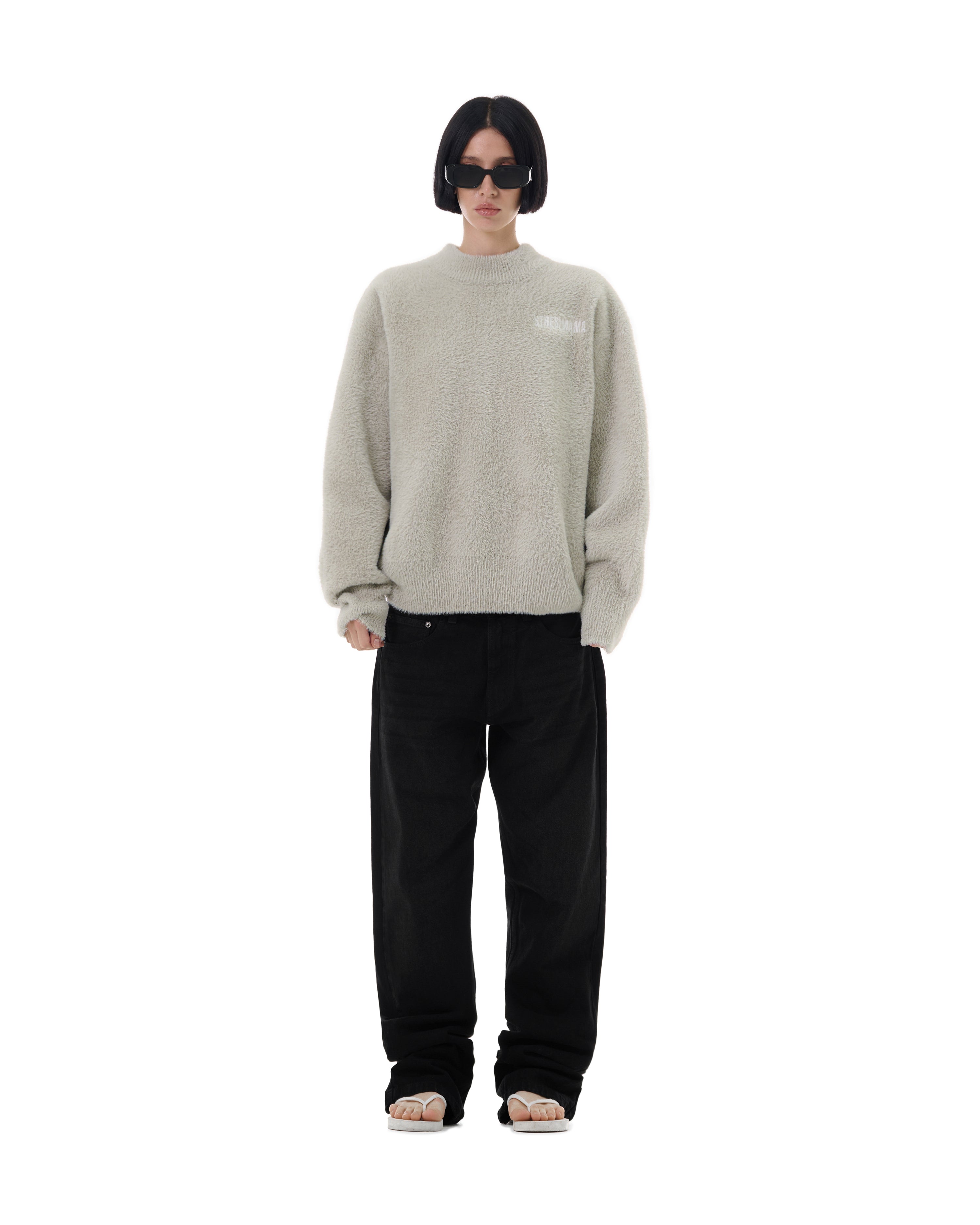 FW25 KNIT SWEATER - GRAY